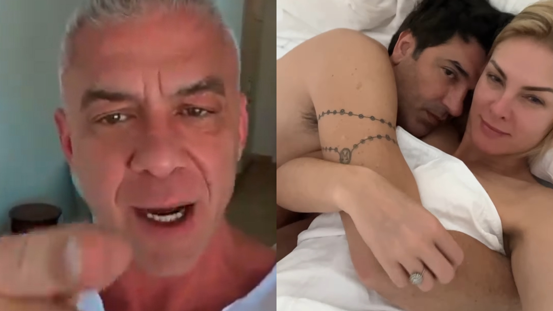 Ex de Ana Hickmann ataca a apresentadora após foto na cama com Edu Guedes: “Livramento”