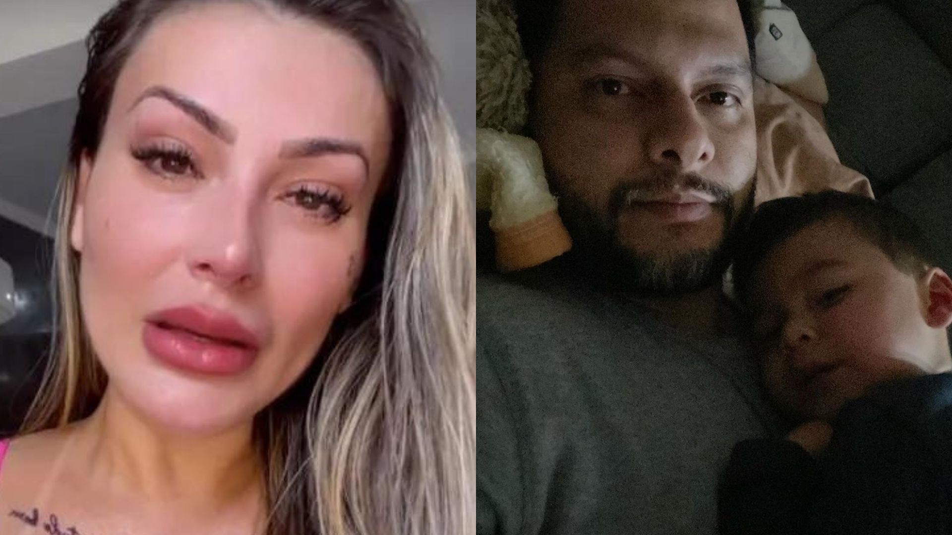 Ex de Andressa Urach surge abatido e faz desabafo sobre o filho: “Doente”