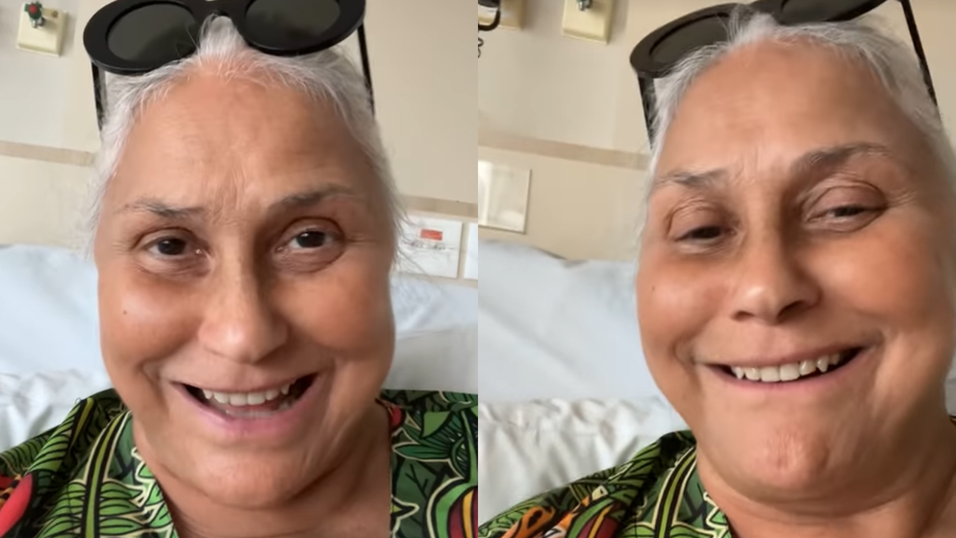 Fafá de Belém comemora alta de hospital após acidente doméstico: “Que felicidade”