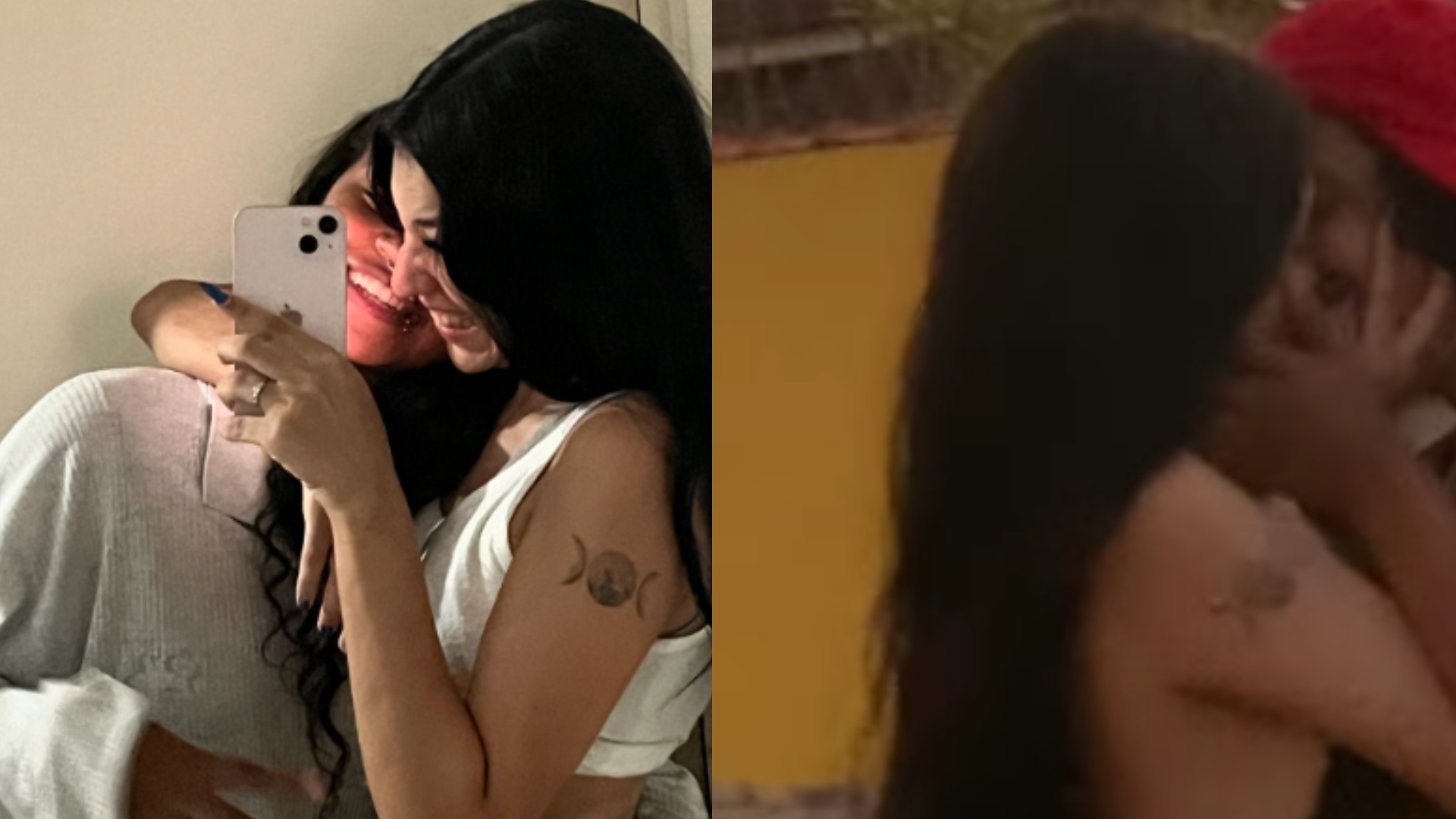 Filha caçula de Simony dá beijão de cinema na namorada e se declara: “Apaixonada”
