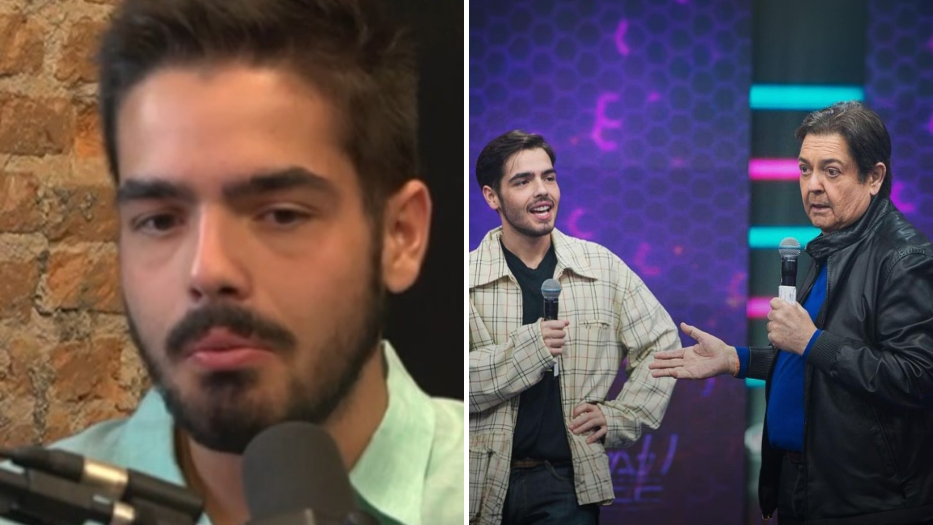 Filho de Faustão detalha estado de saúde do apresentador após transplantes: “Diferença”