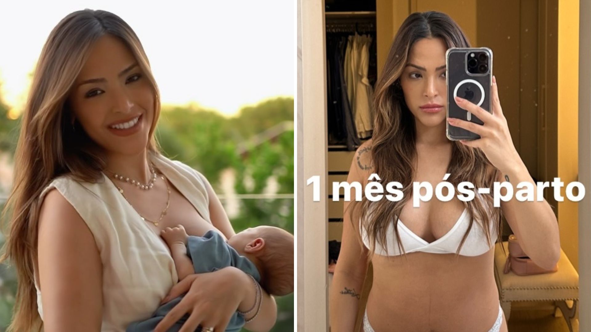 Gabi Luthai mostra corpo real pós-parto e pede empatia: “Mais larga”