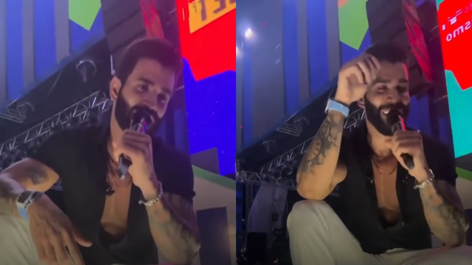 Gusttavo Lima agradece ao MP em show após ter prisão revogada: ‘Não tenho nada a ver’