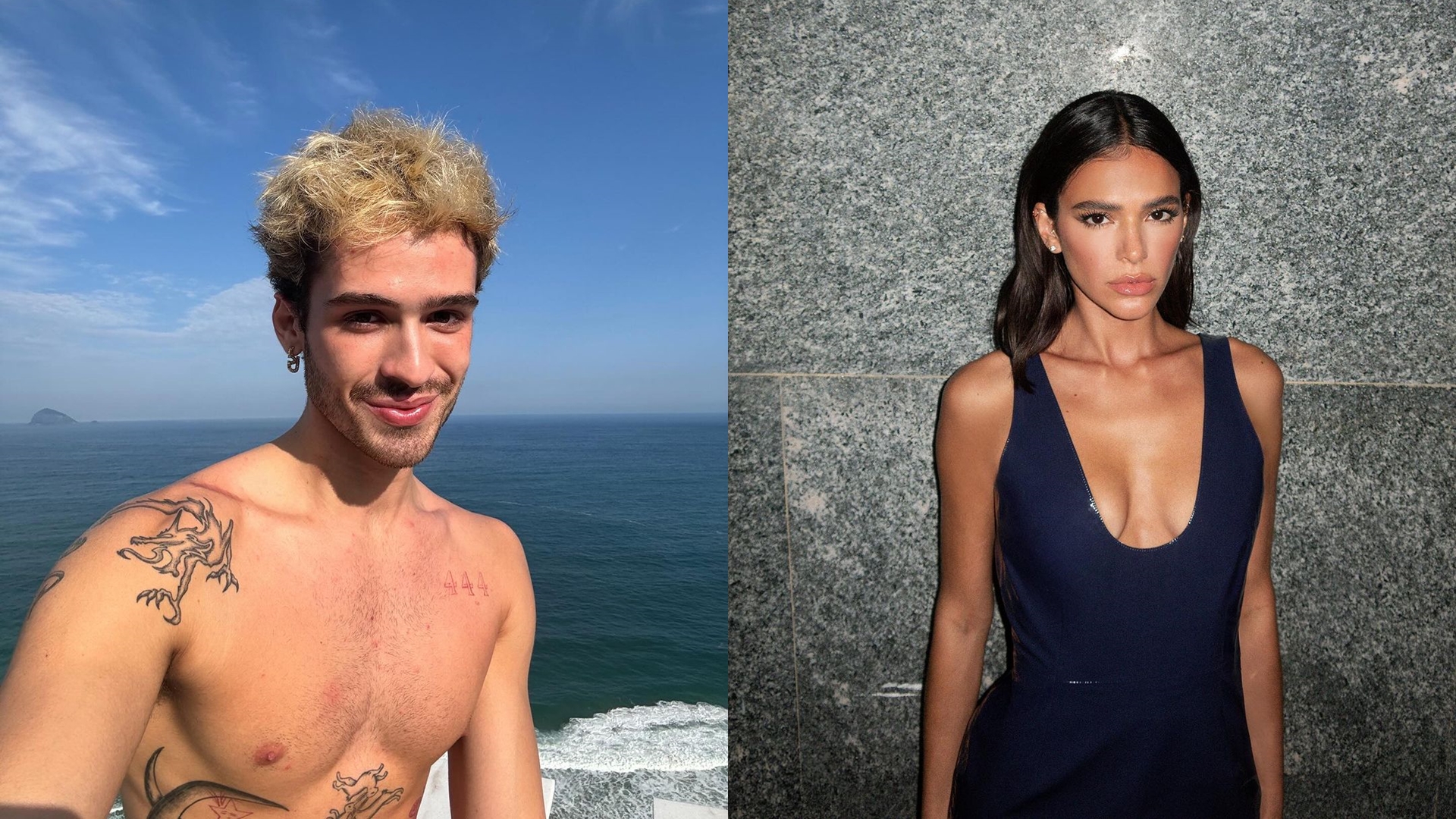Figurino de João Guilherme e Bruna Marquezine vira piada: “Griselda e Tereza Cristina”