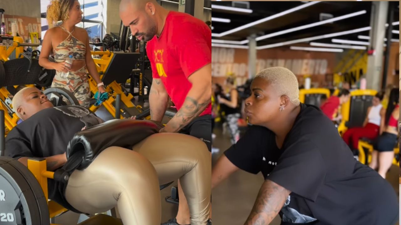 Estressada, Jojo Todynho se joga da malhação e dispara: “No ódio mesmo”