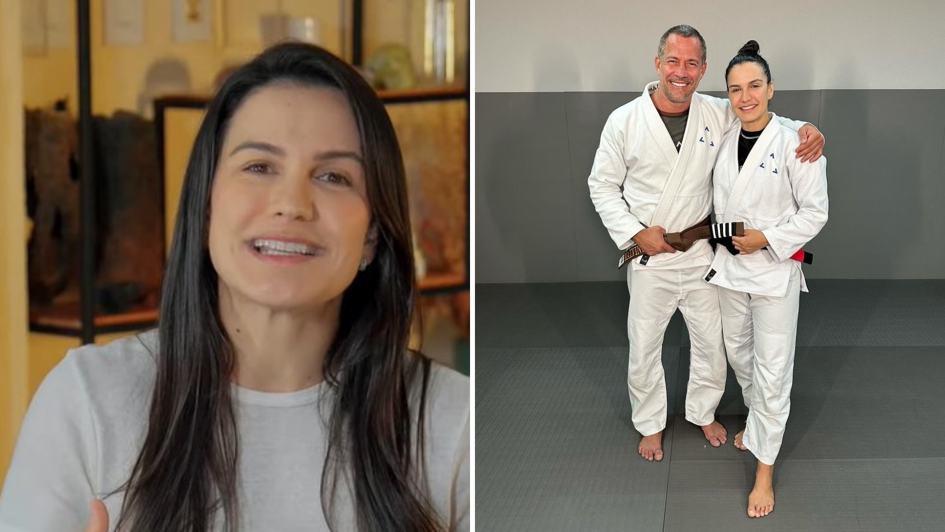 Kyra Gracie revela que correu atrás de Malvino Salvador no início do romance: “Interesse”