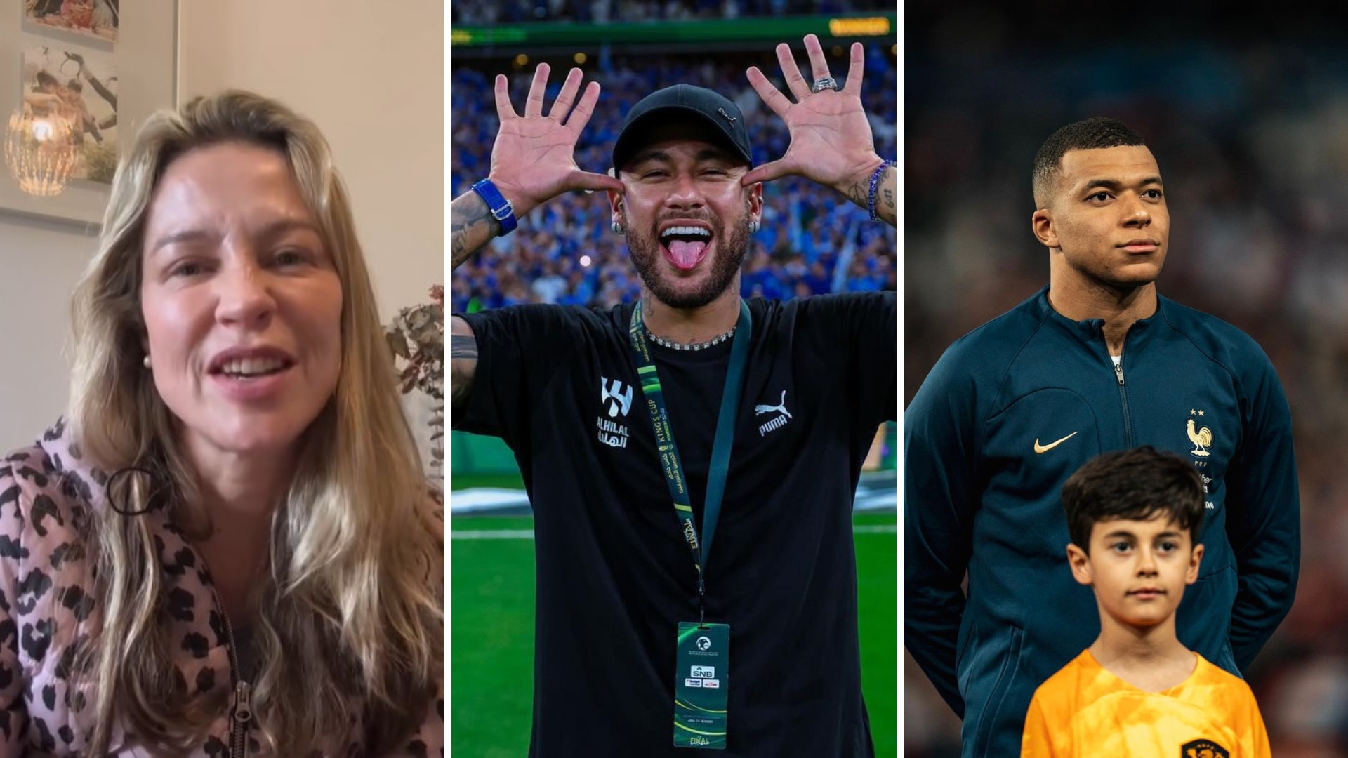 Luana Piovani detona Neymar em comparação com Mbappé: “Propaganda de milicianos”