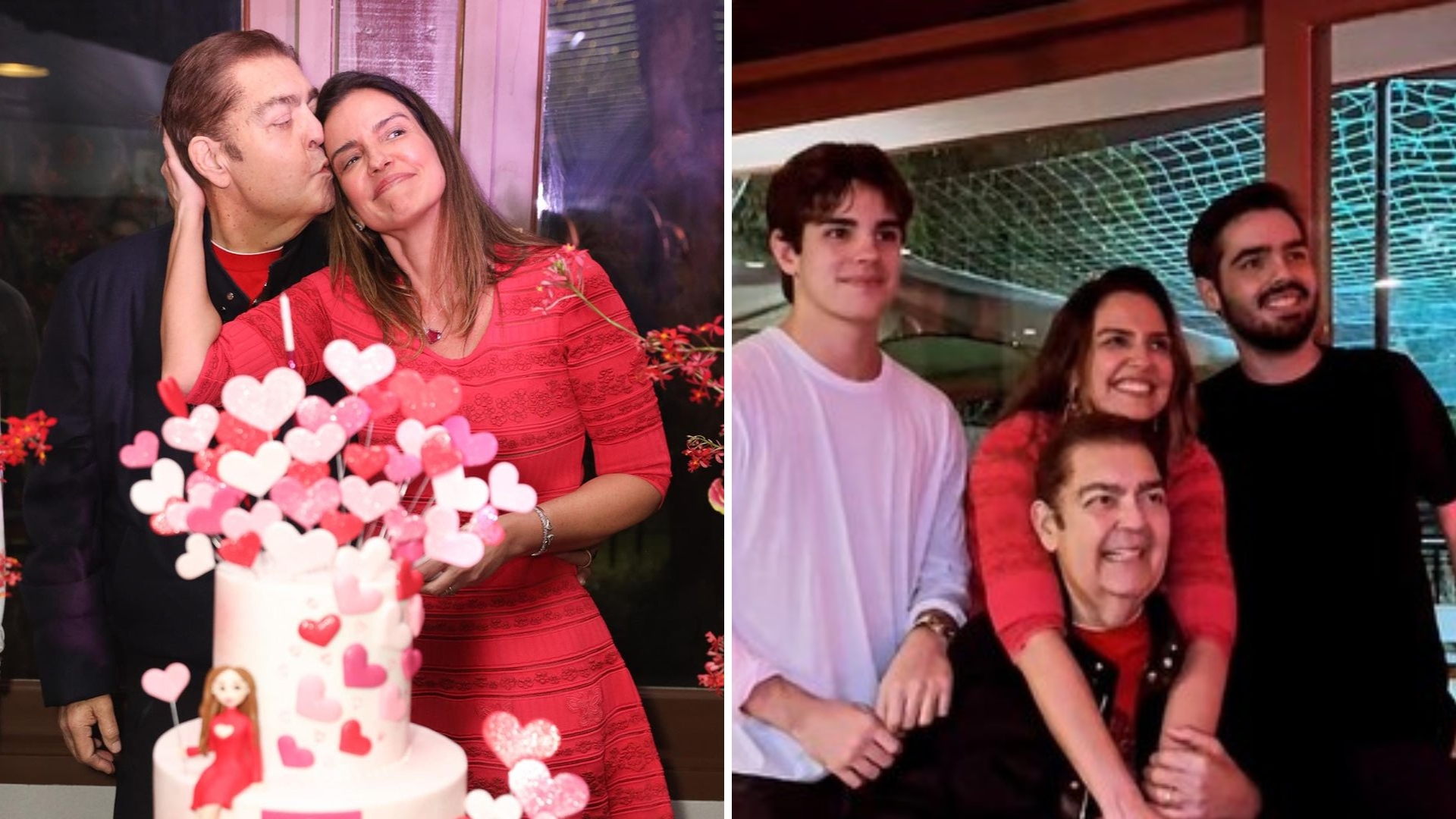 Luciana Cardoso, esposa de Faustão, comemora aniversário e ganha homenagem do apresentador