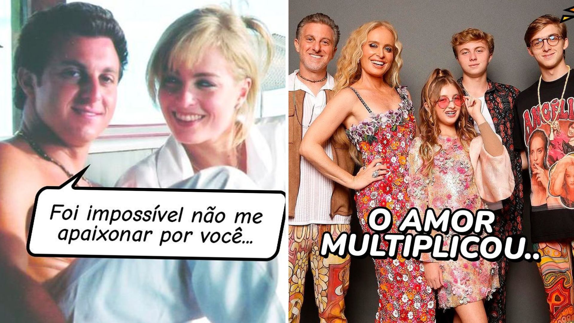 Luciano Huck homenageia Angélica com tirinha romântica no Dia dos Namorados