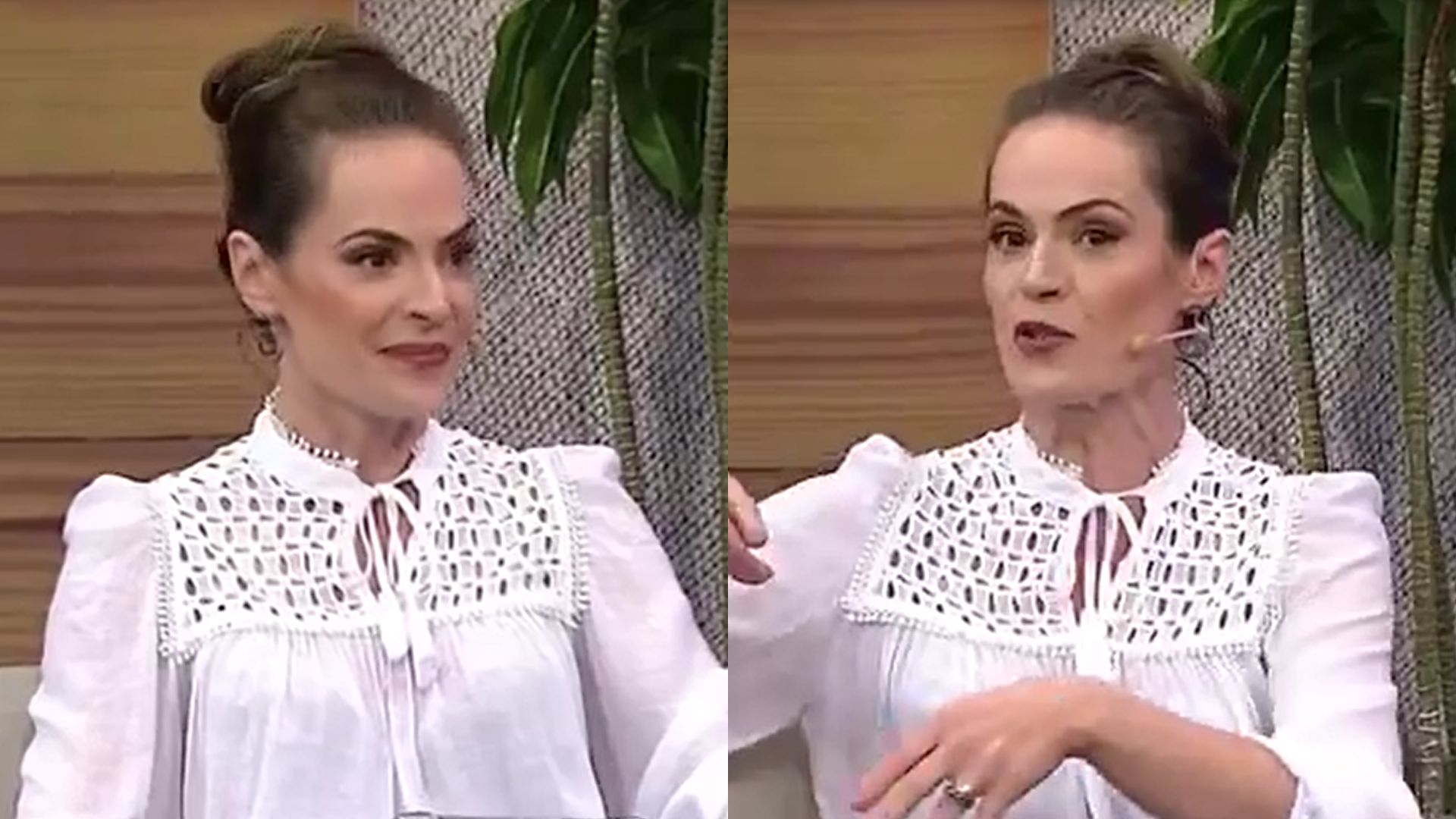 Apresentadora do Mulheres reclama ao vivo ao sentir fedor de pum: “Coisa ruim”