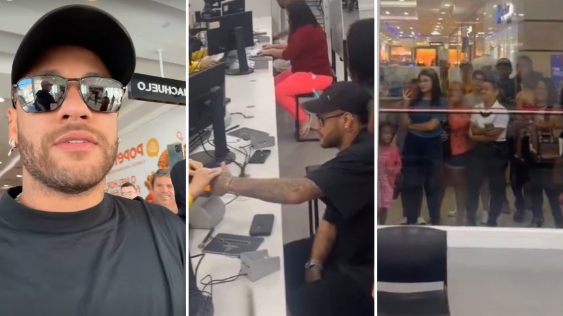 Neymar causa alvoroço ao renovar CNH em Poupatempo: “Obrigado pelo carinho”