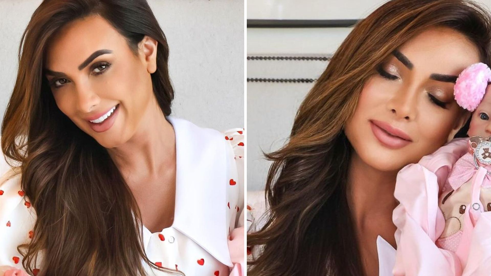 Nova mamãe! Nicole Bahls choca fãs ao surgir com bebê no colo: “Quero apresentar”
