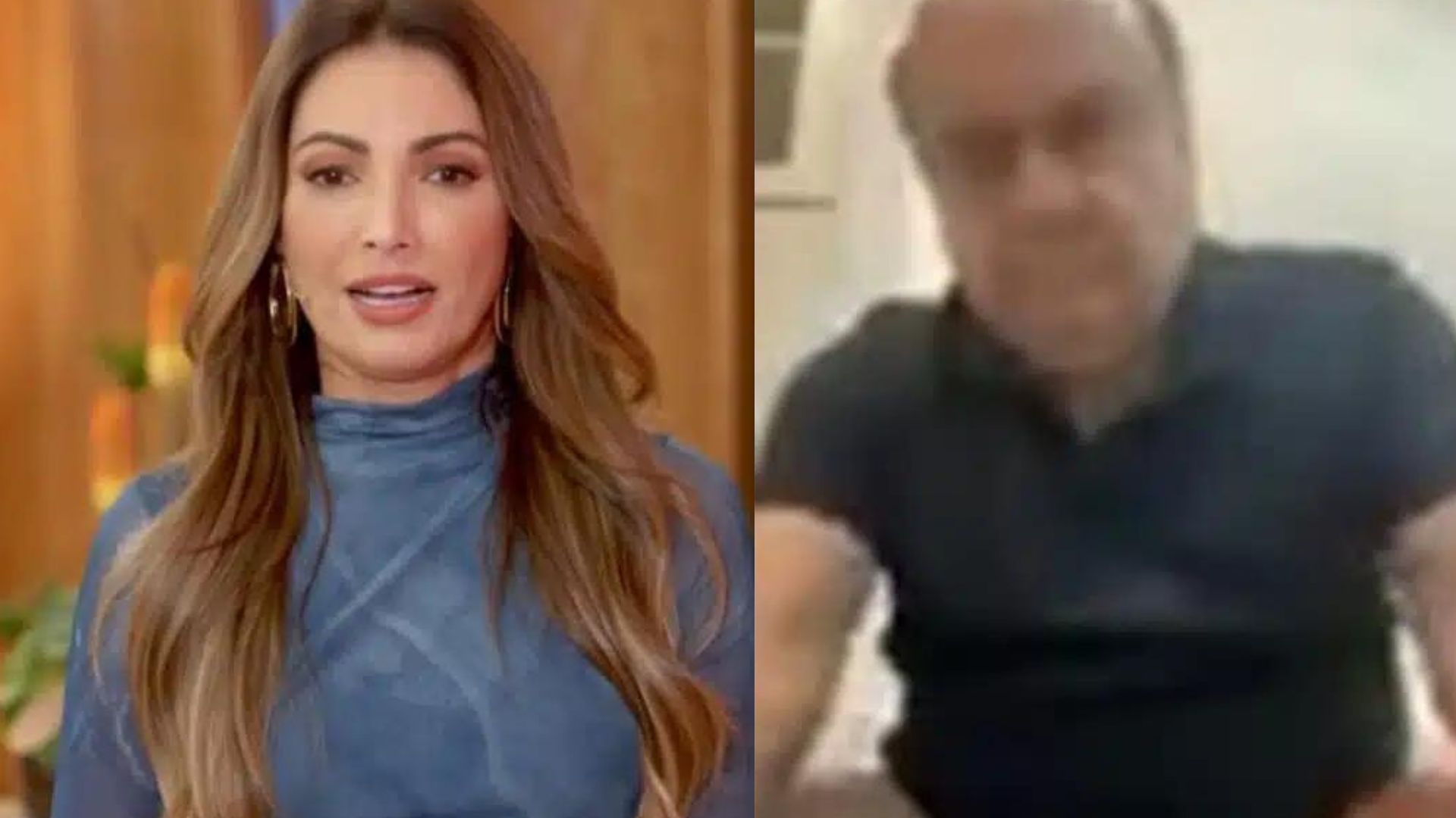 Não aguentou! Ao vivo, Patrícia Poeta cai na risada ao ver César Maia no banheiro