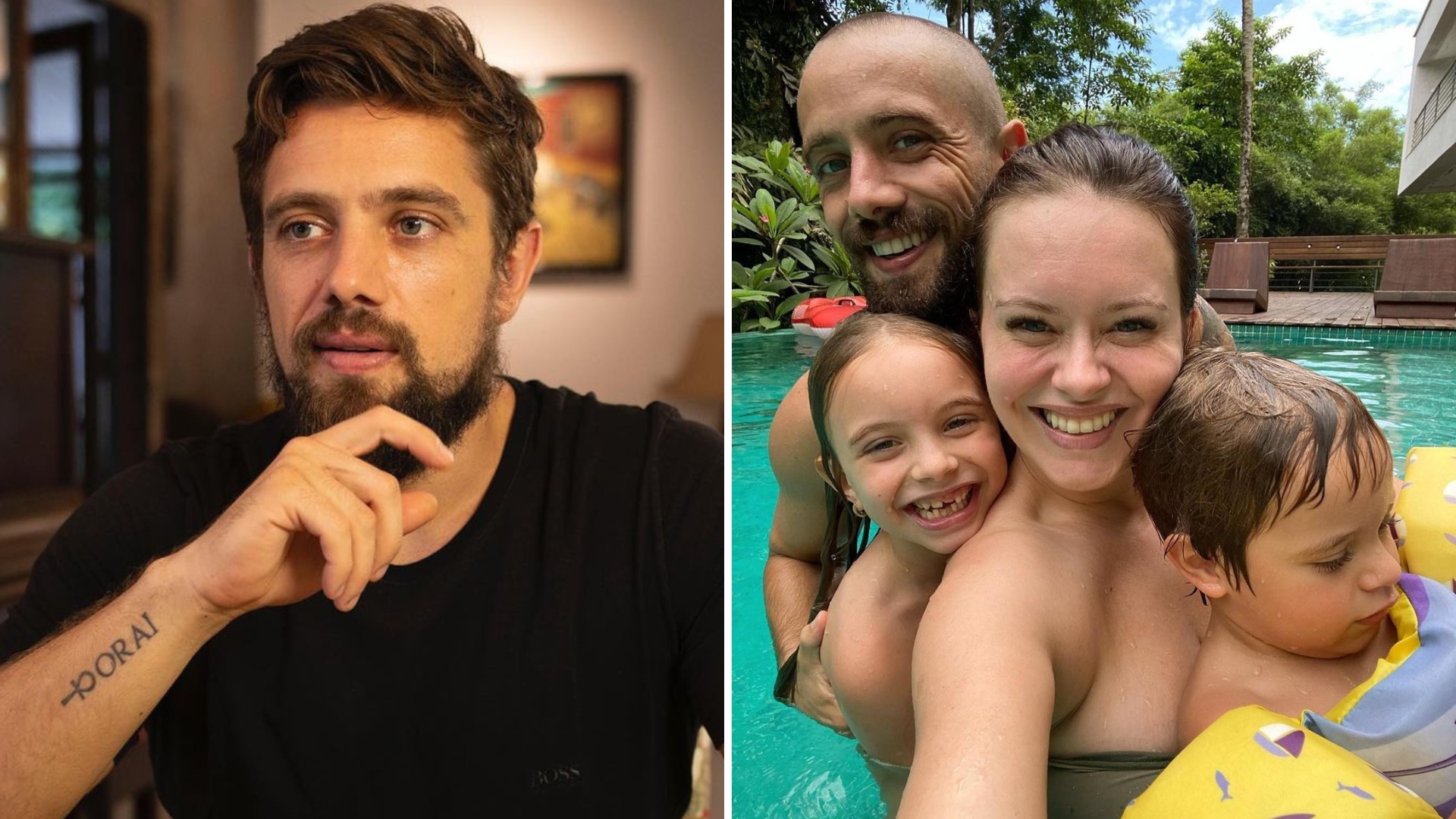 Rafael Cardoso fala sobre afastamento dos filhos com Mari Bridi: “É difícil”