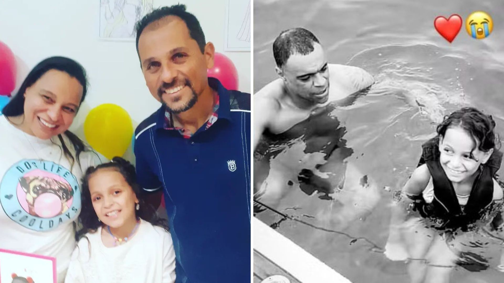 Conheça Lorena, a sobrinha de Denilson que faleceu precocemente aos 9 anos