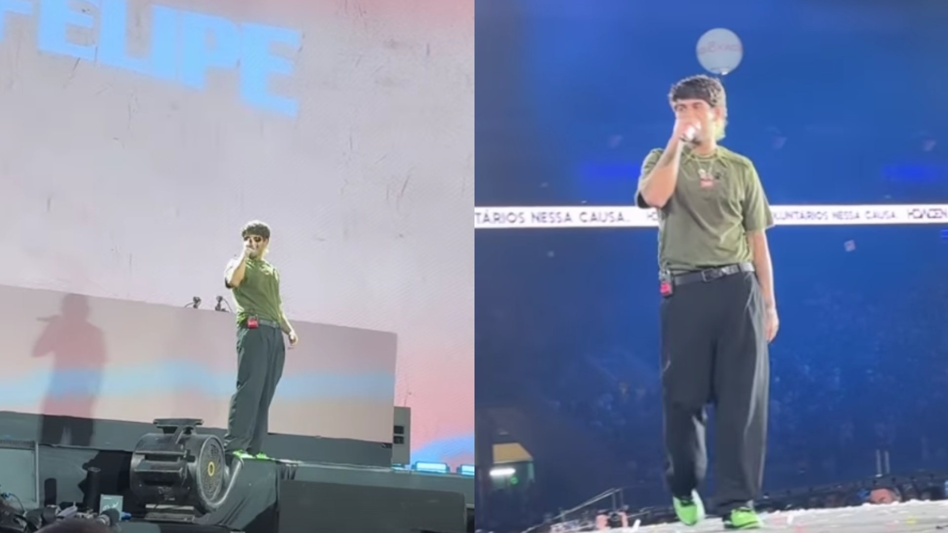 Show de Zé Felipe divide opiniões e cantor é detonado: “Como canta mal”