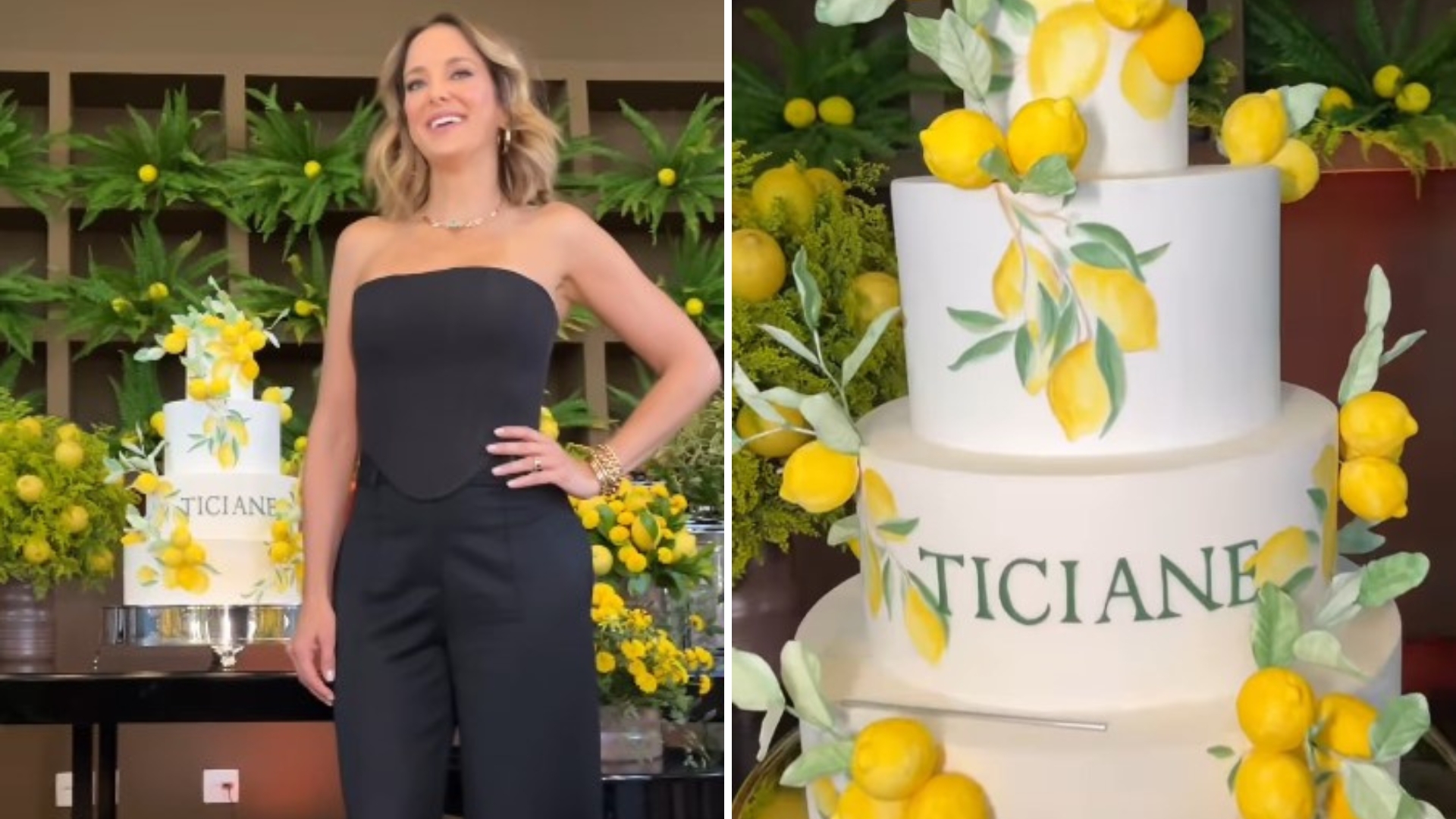 Ticiane Pinheiro faz festa de aniversário apenas para mulheres e explica: “Prefiro”