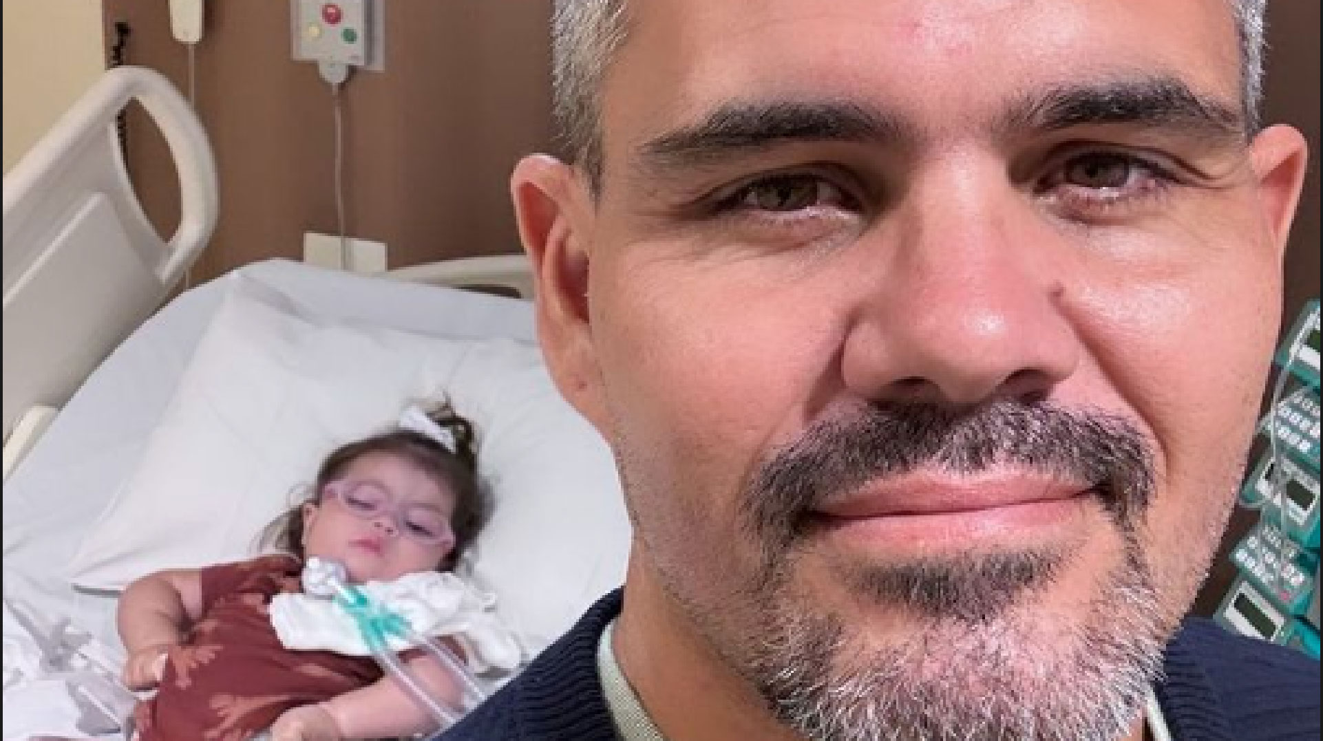 Juliano Cazarré atualiza estado de saúde da filha internada: “Orações”