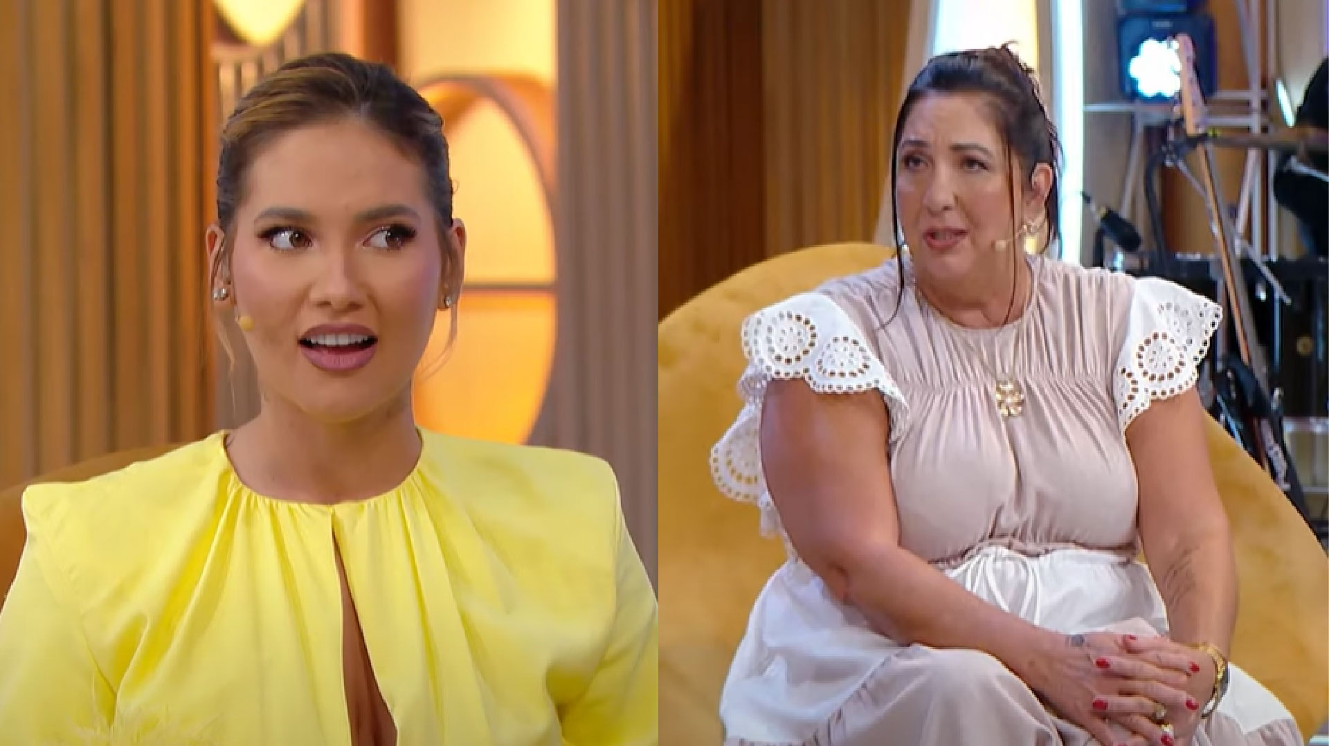 Mãe de Virginia revela que já fez amor em lugares peculiares e choca a filha: “Claro”