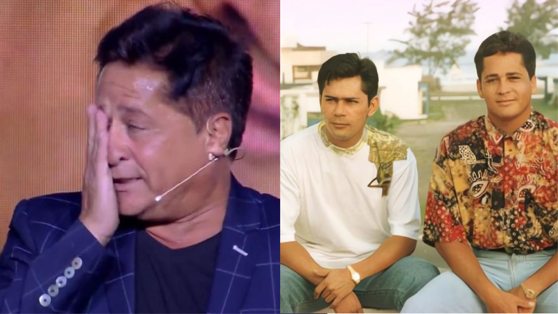 Leonardo fica aos prantos ao recordar os 26 anos sem o irmão: “Eterna saudade”