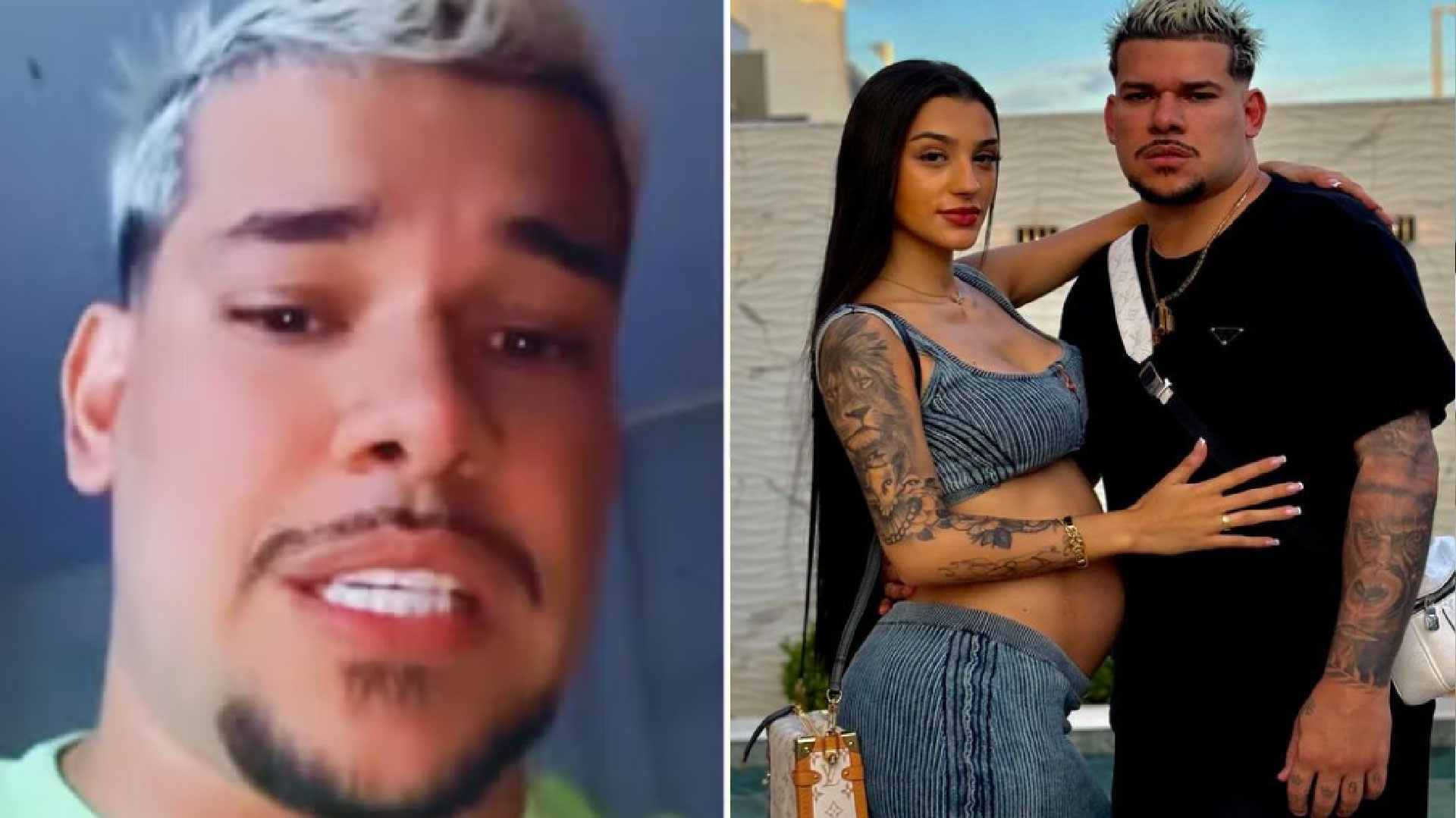 Chamado de ‘m*rda de pai’, namorado de Bia Miranda rebate: “Insuportáveis”