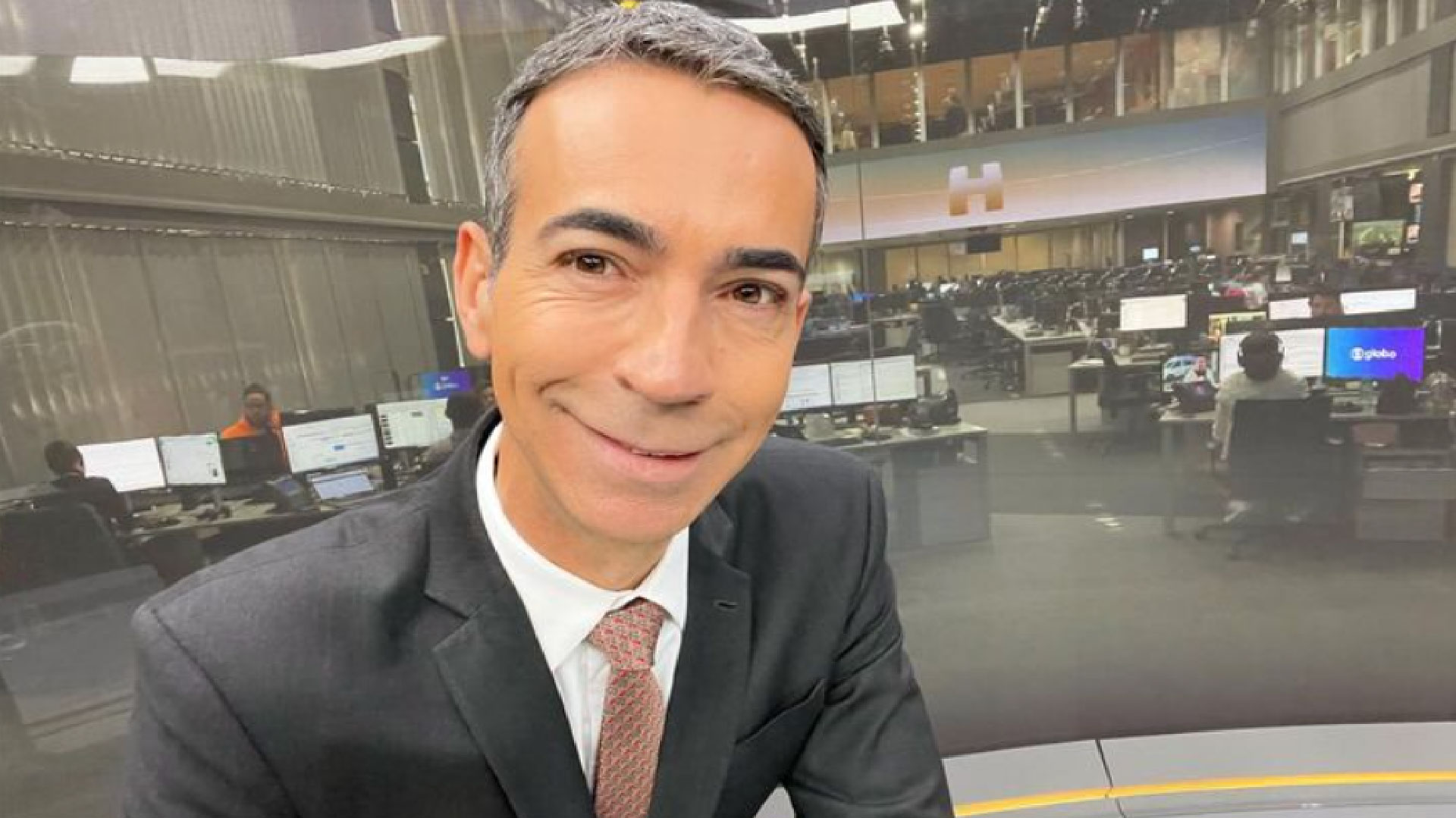 Cesar Tralli registra momento raro com a filha e se derrete: “É o amor!”