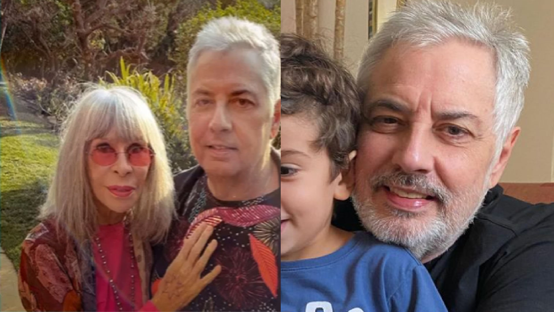 Viúvo de Rita Lee faz rara aparição com o neto e impressiona web: “Cara do vovô”