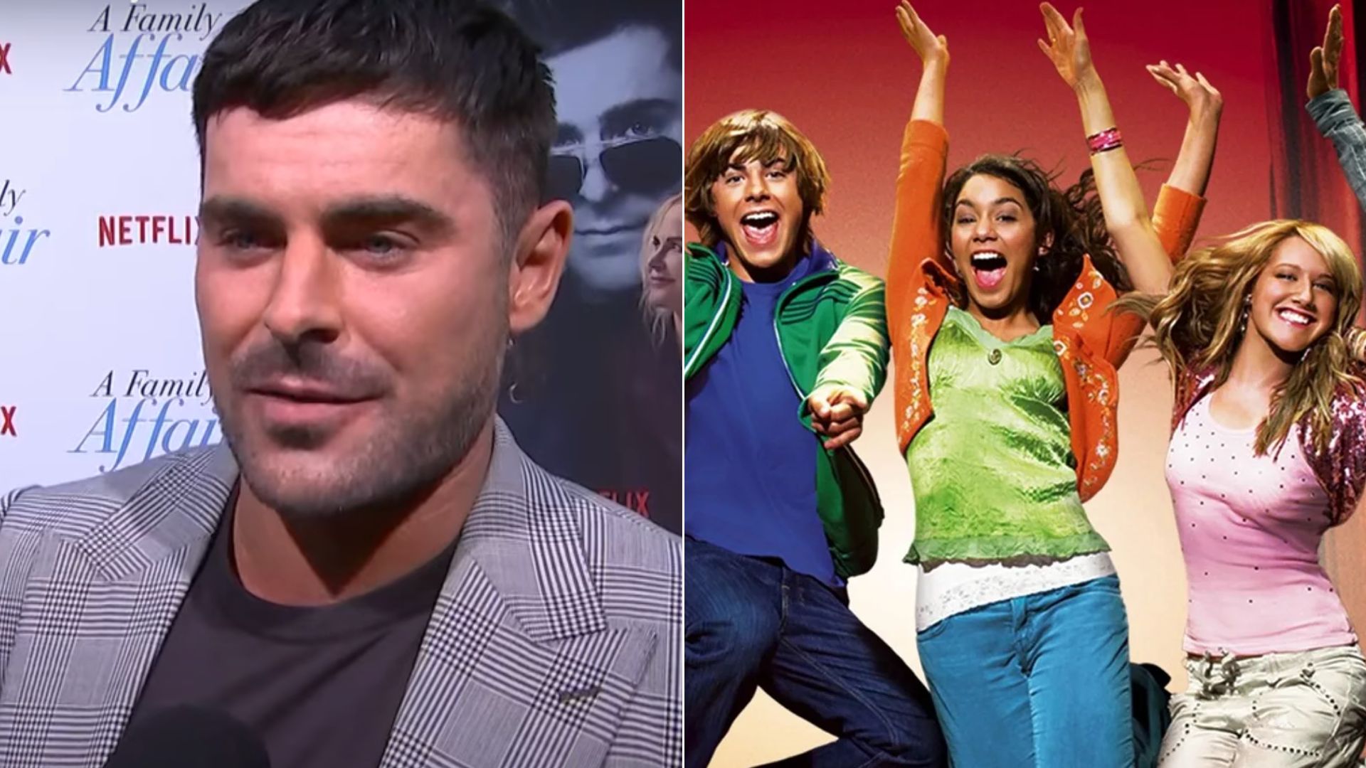 Zac Efron comenta gravidez de Vanessa Hudgens e Ashley Tisdale e emociona fãs de HSM