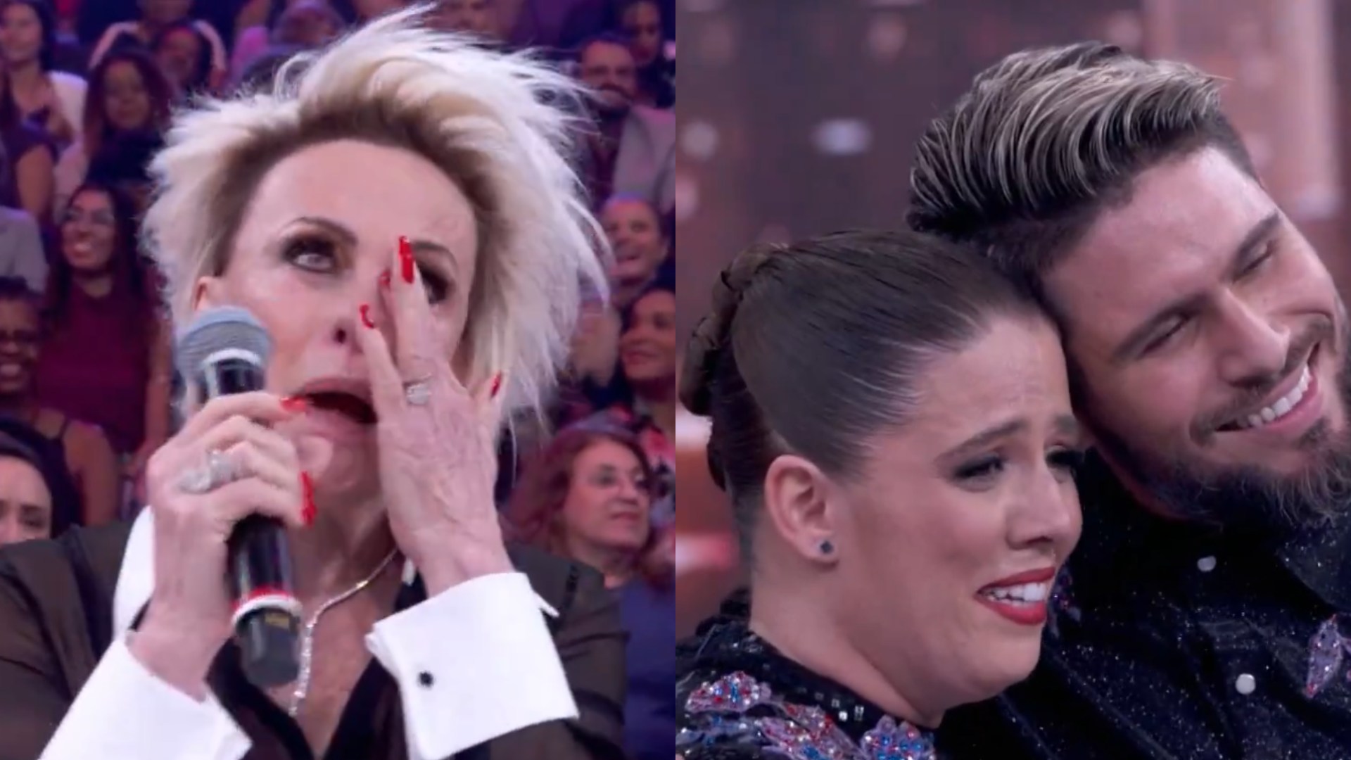 Ana Maria Braga chora com Tati Machado na final do ‘Dança’: “Se esforçou”