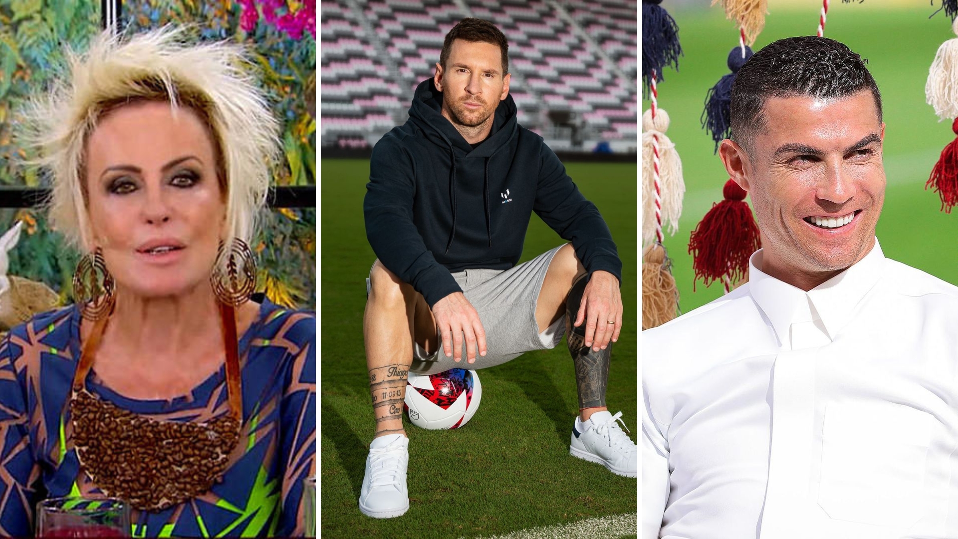 Ana Maria Braga detona Cristiano Ronaldo em comparação com Messi: “Muito patricinha”