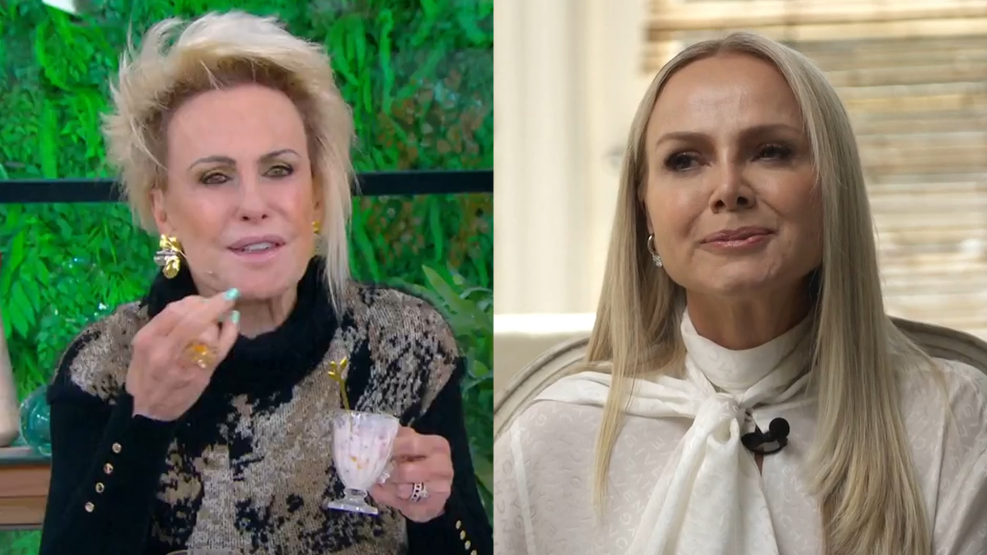 Ana Maria Braga manda recado ao vivo para Eliana na Globo: “Se falar mal de mim”