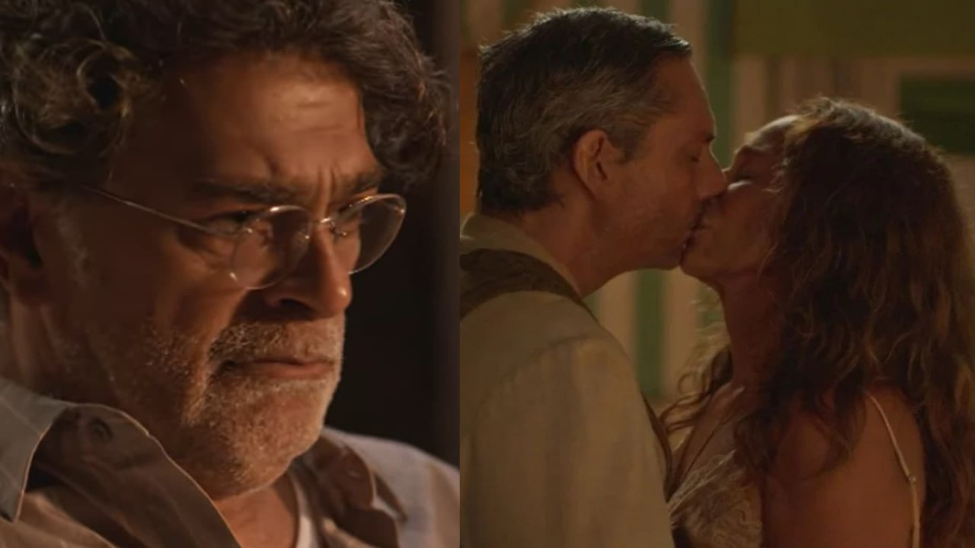 No Rancho Fundo: Ariosto flagra Zefa e Tico Leonel se beijando