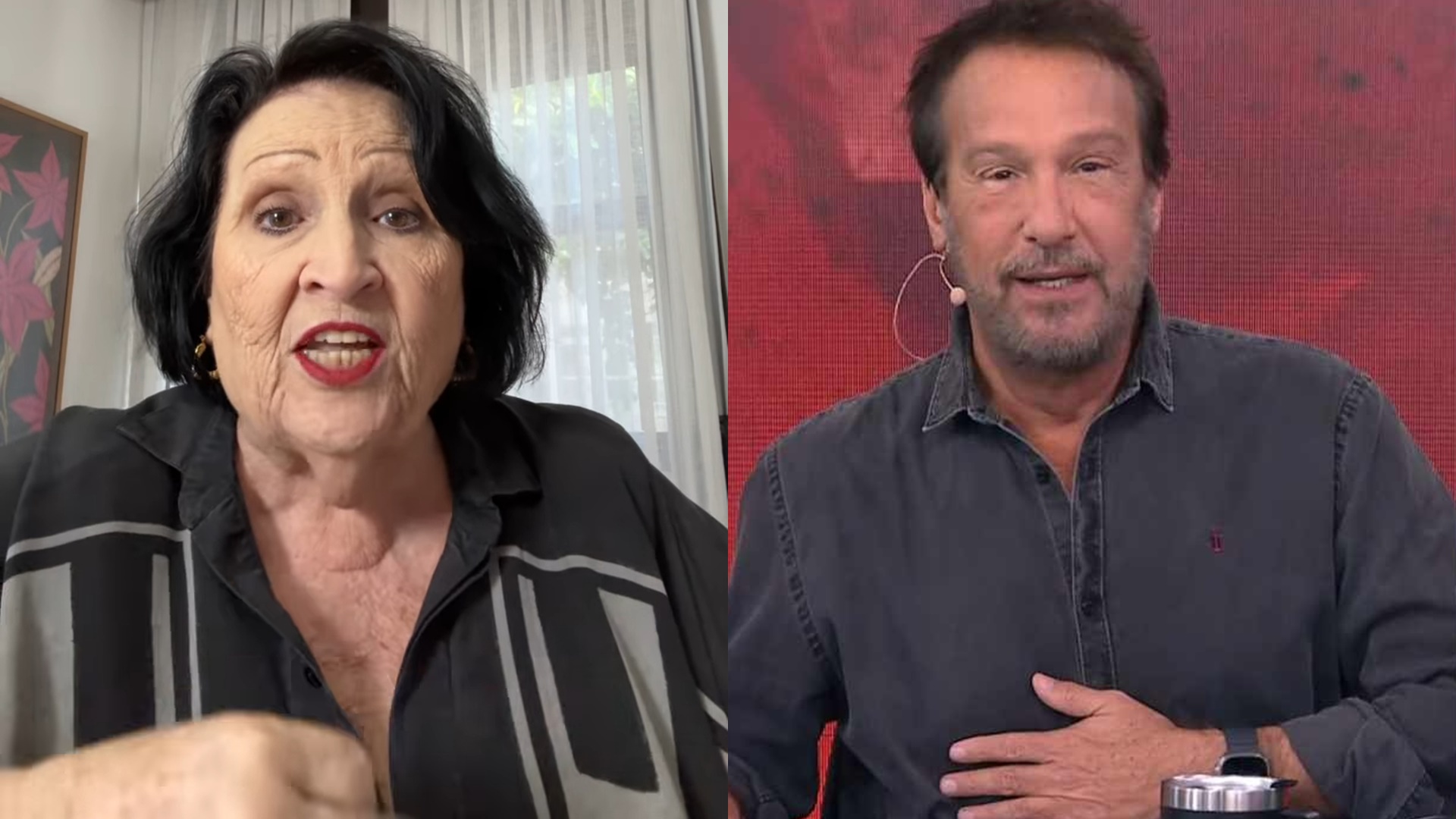 Dona Déa Lúcia massacra Emílio Surita após ataque contra Marcelo Cosme: “É crime”