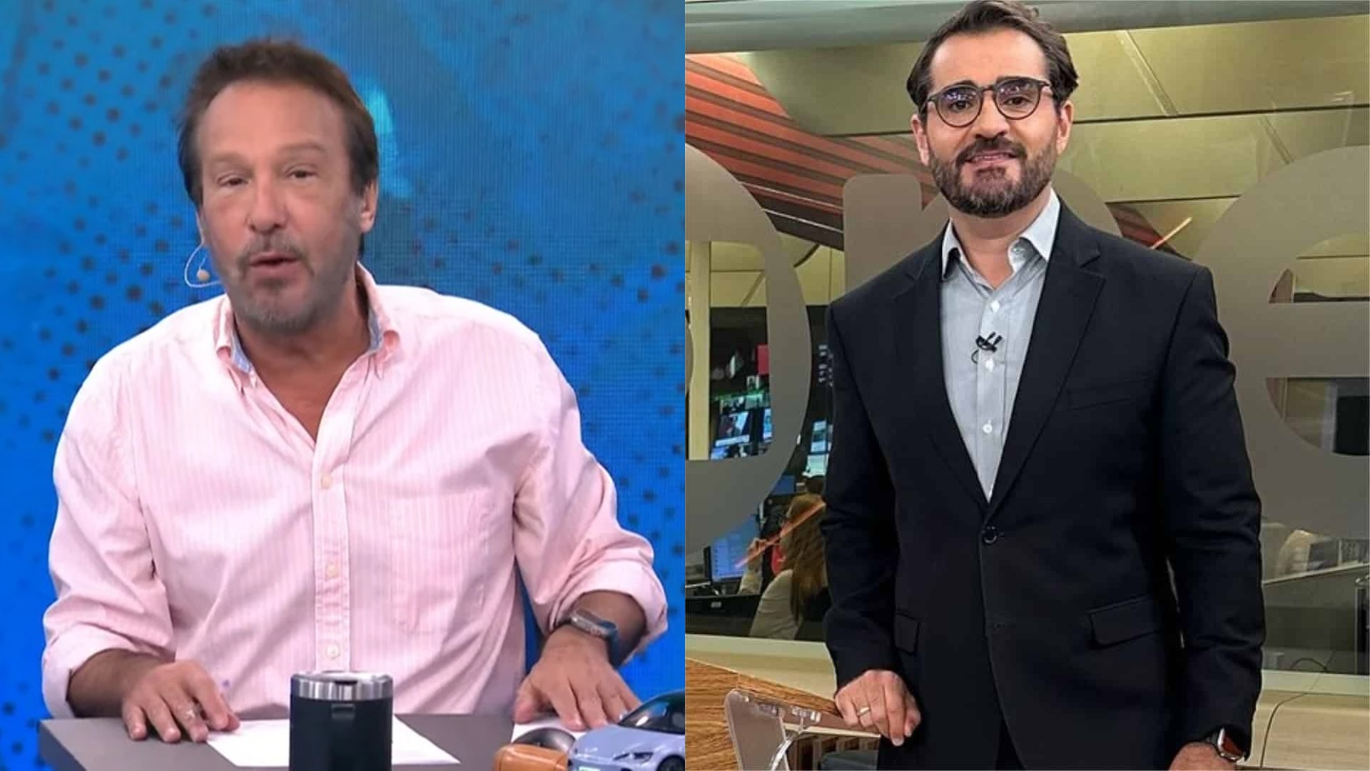 Emílio Surita desdenha de críticas após piada com Marcelo Cosme: “Cauteloso”