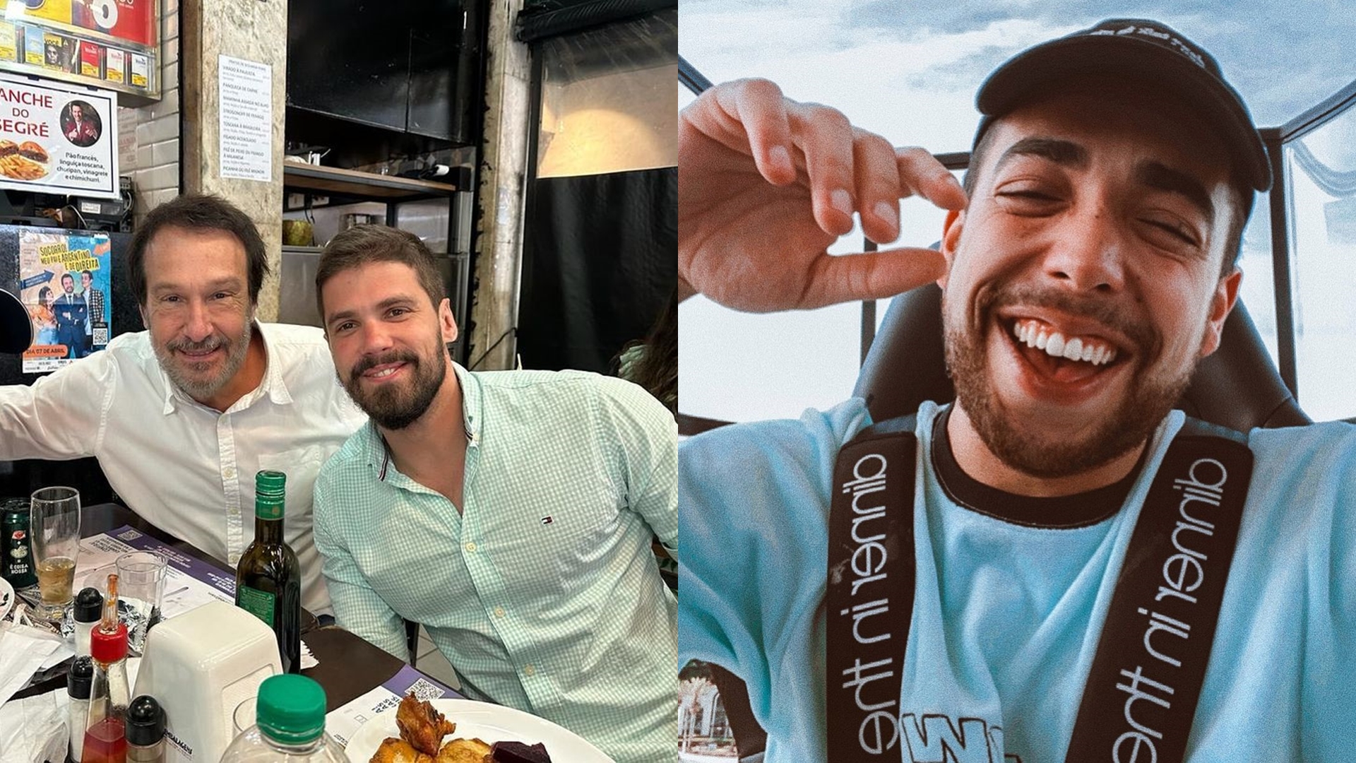 Filho de Emílio Surita já fez declaração pública para Lucas Selfie: “Saudade do teu beijo”