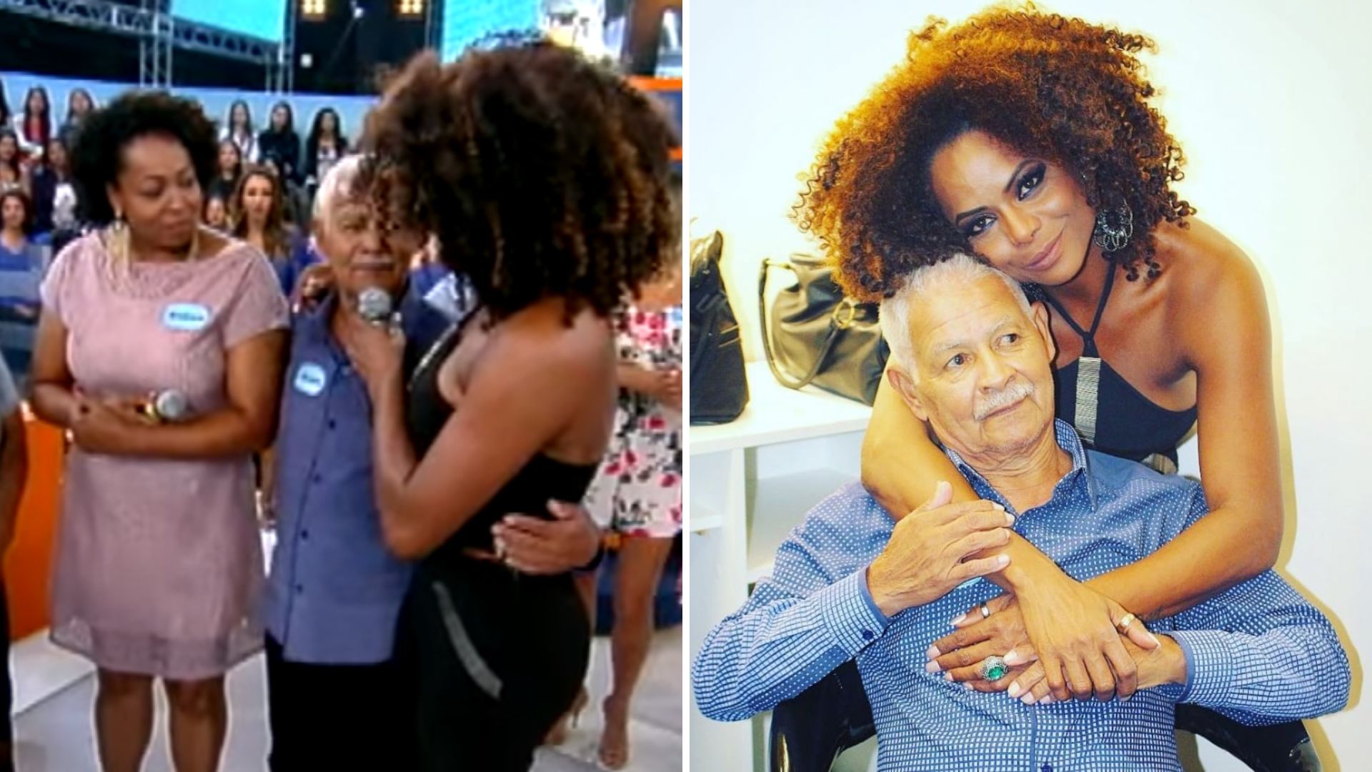 Emoção! Adriana Bombom e irmã conheceram pai aos 43 anos após teste de DNA