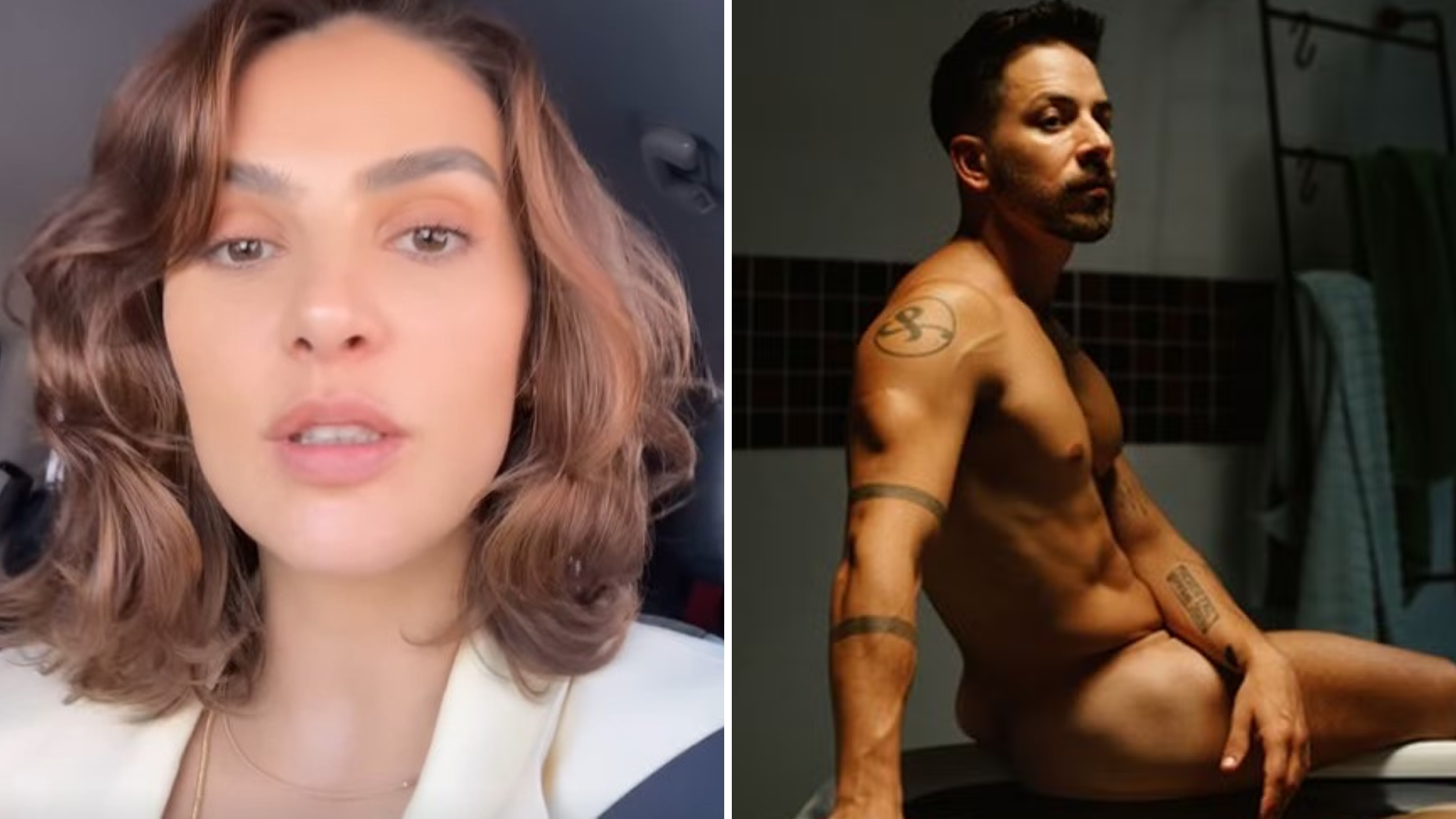 Esposa de Junior expõe reação a clipe em que artista aparece nu: “Linha”