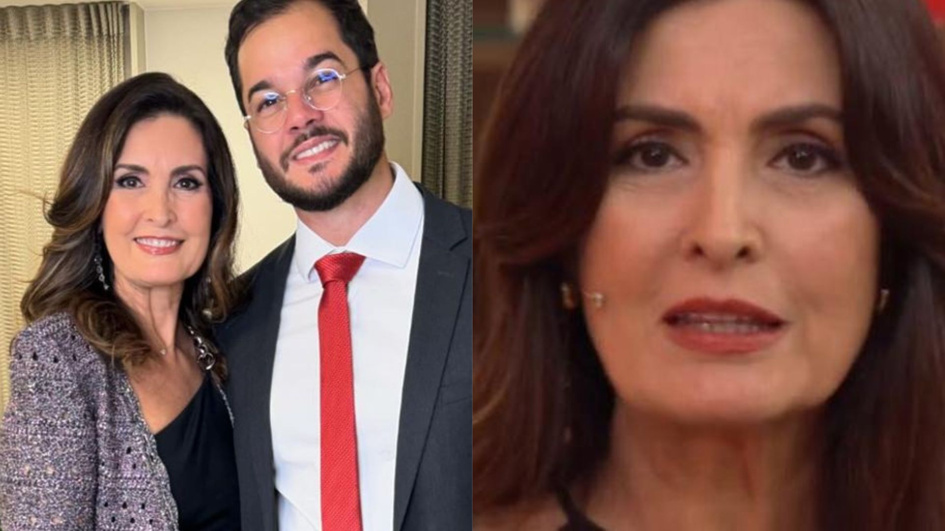 Fátima Bernardes se declara para o namorado e lamenta dificuldade: “Menos”