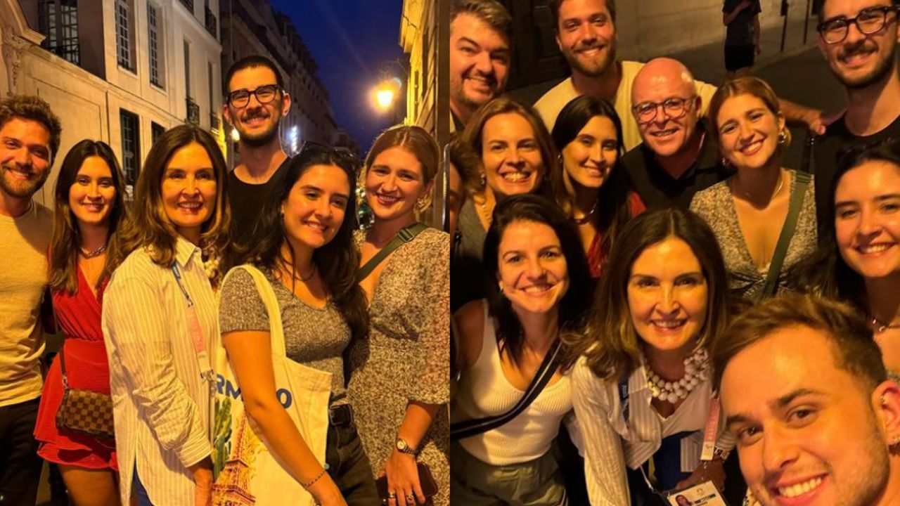Fátima Bernardes reencontra filhos em Paris e celebra momento especial: “Saudade”