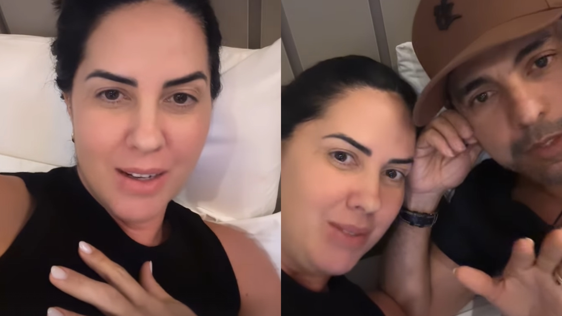 Graciele Lacerda revela ter escondido gravidez com Zezé di Camargo: “Fiquei com medo”