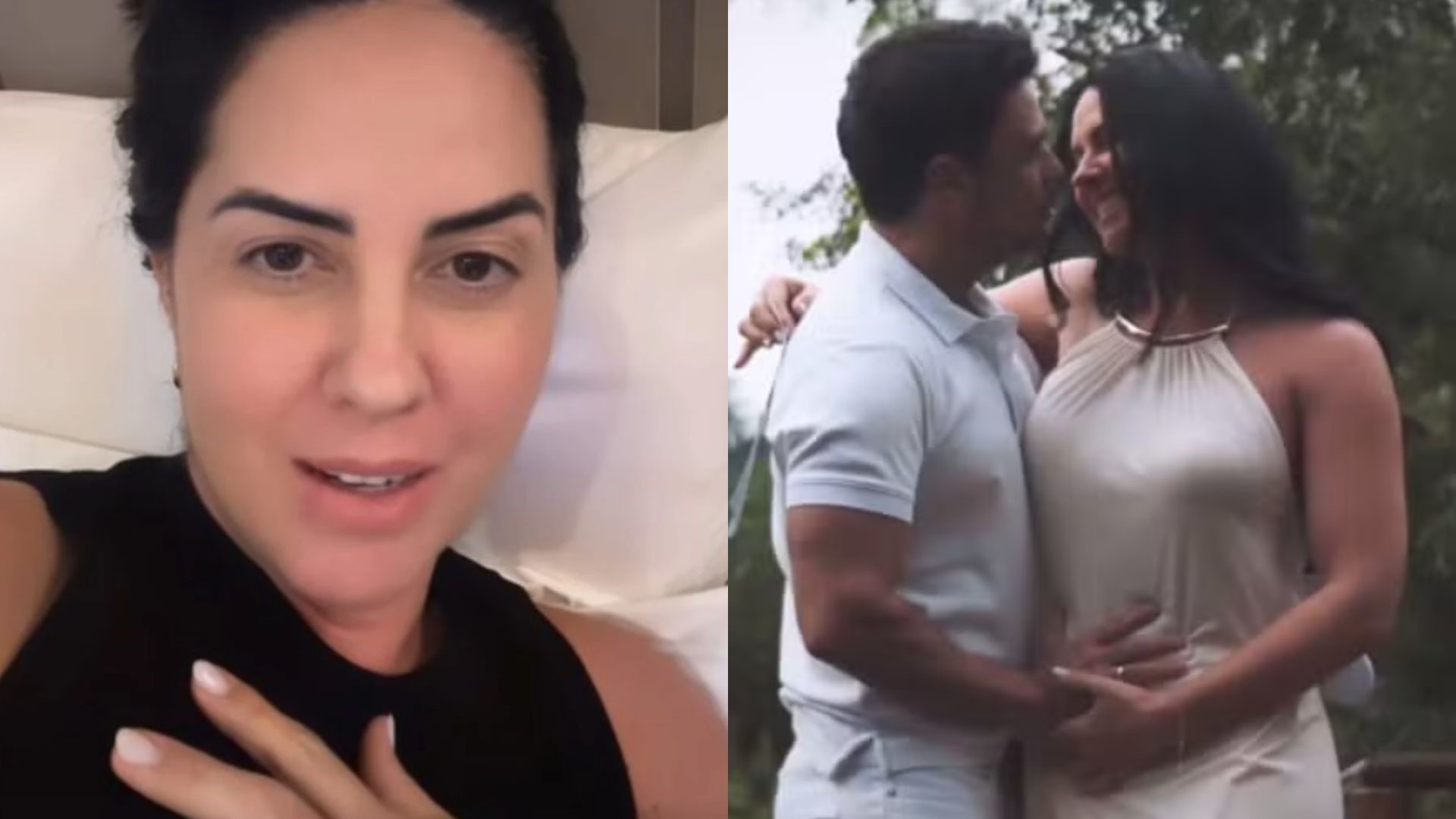 Grávida aos 43 anos, Graciele Lacerda se revolta após ataques: “Pessoas ruins”