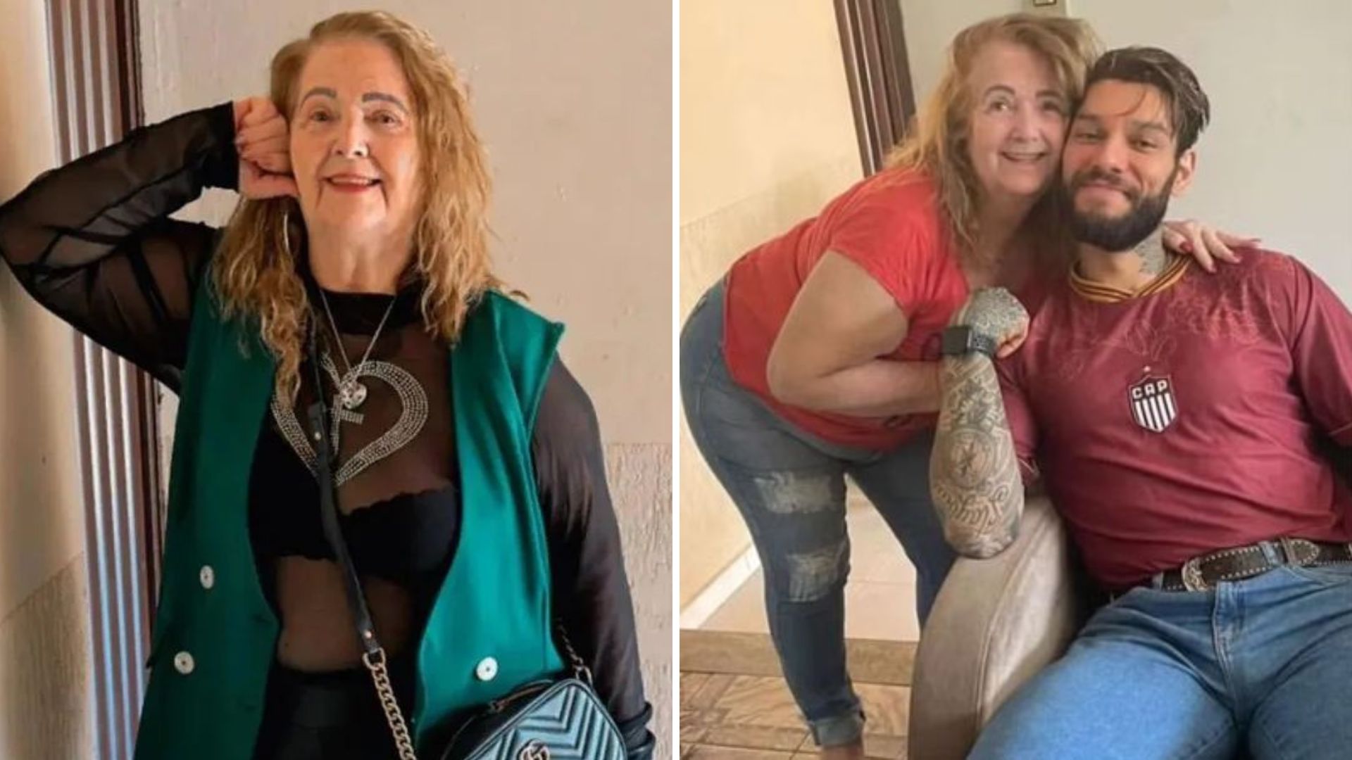 Influencer e fashionista: Conheça avó de Lucas Lucco, que posou de fio-dental aos 78 anos