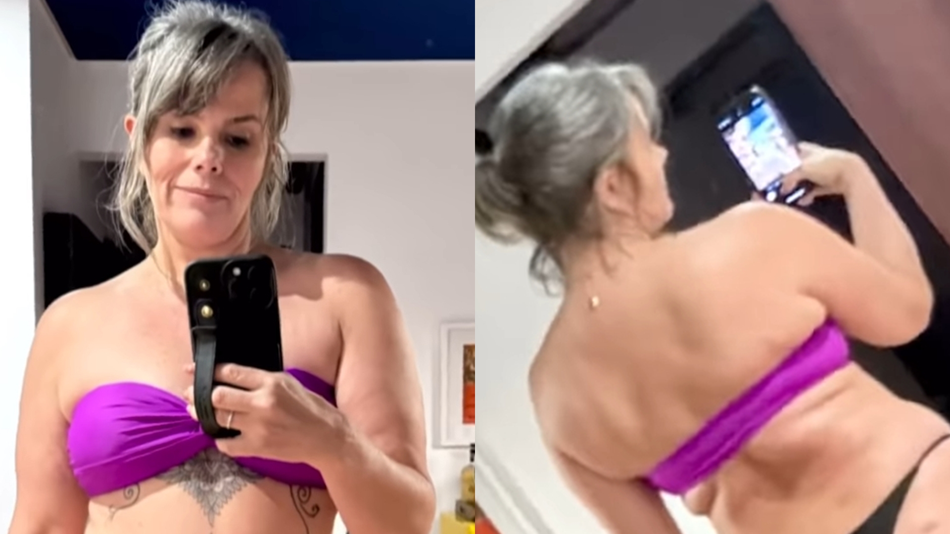 Maria Cândida exibe corpo real e desabafa após engordar 10 kg: “Muitas mudanças”