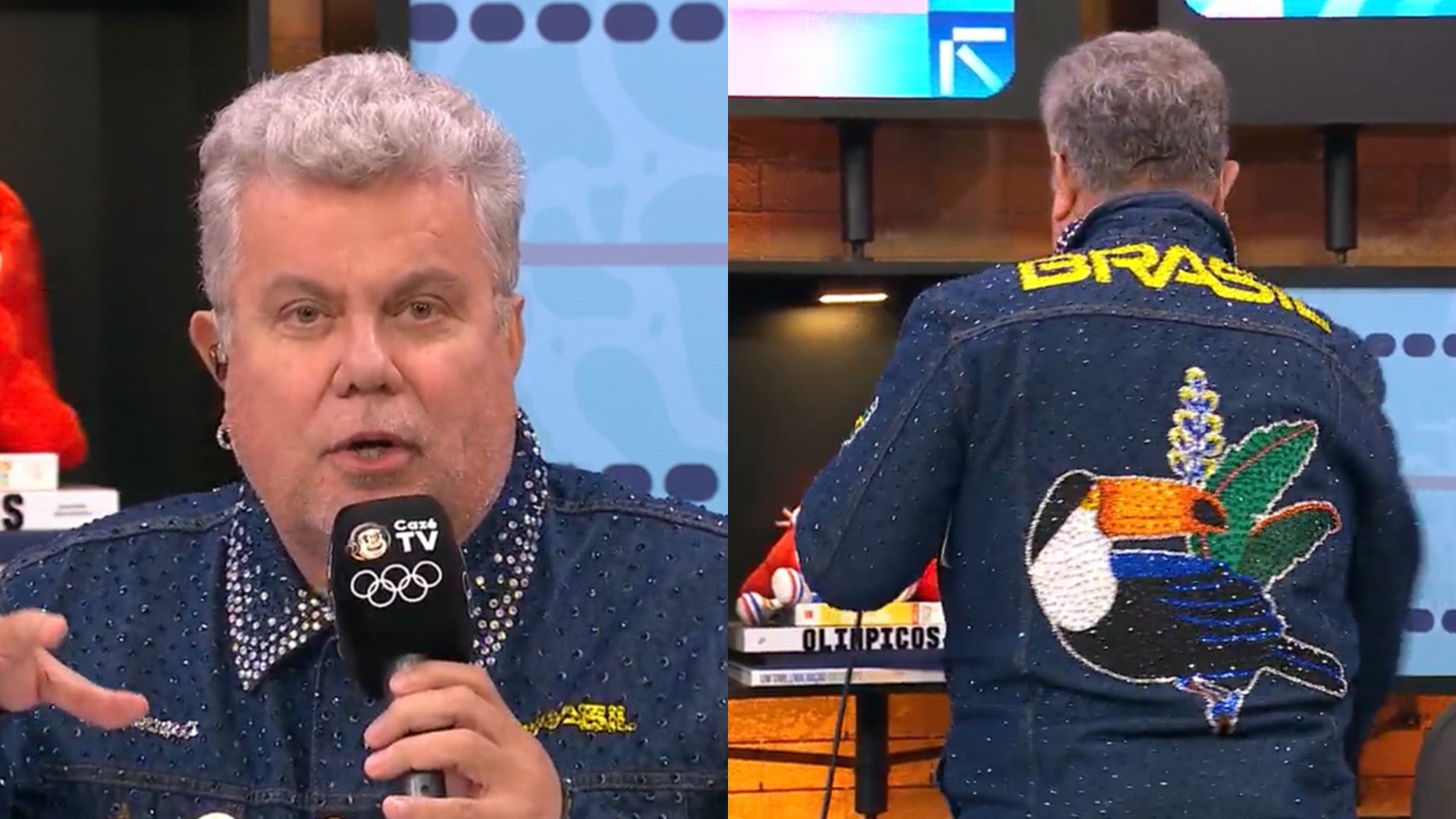 Milton Cunha rouba a cena ao customizar jaqueta oficial da Olimpíada e detonar apresentação: “Desfile de m…”