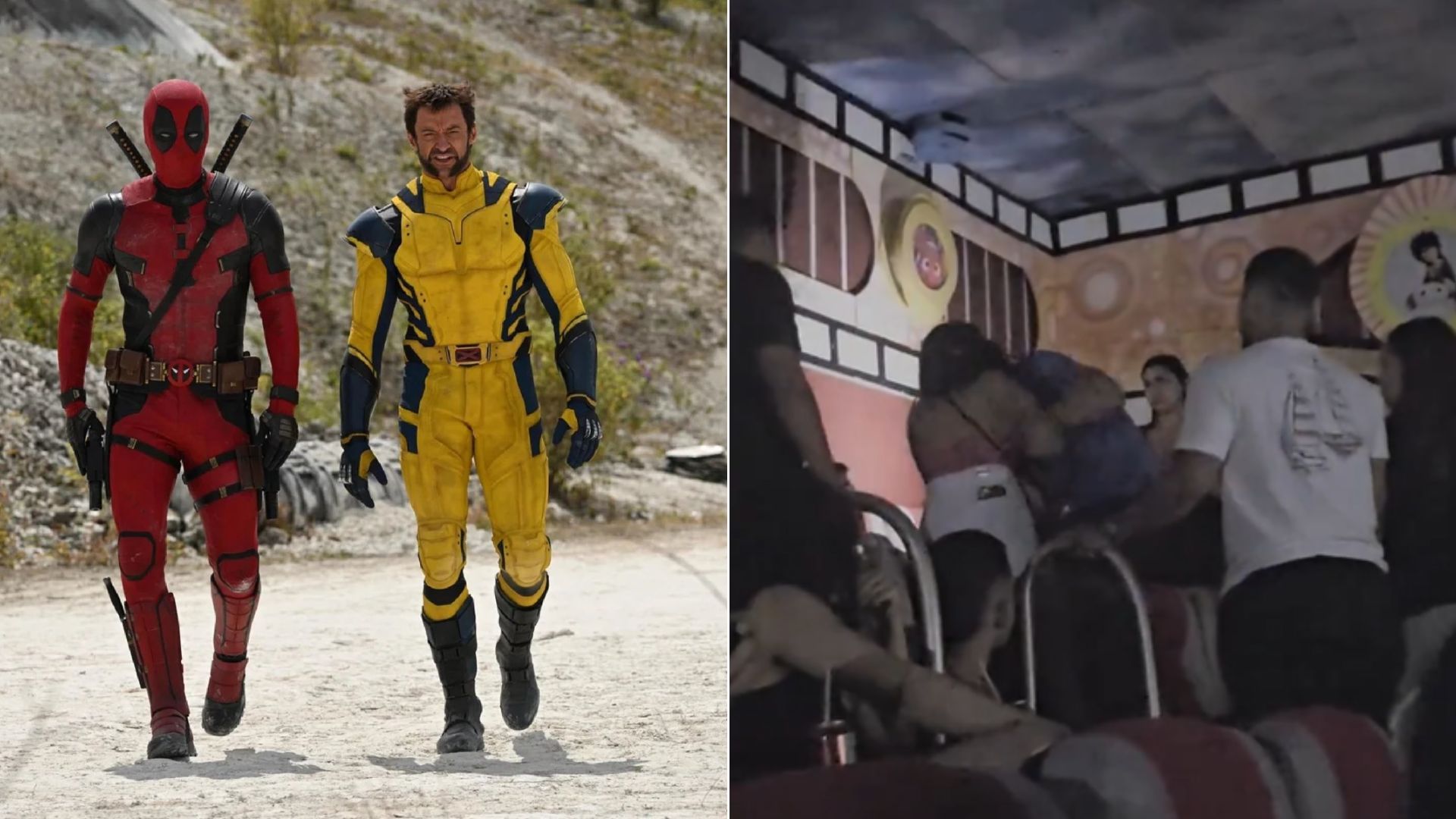 Mulher flagra namorado com amante em sessão de Deadpool & Wolverine e acaba em briga; veja vídeo