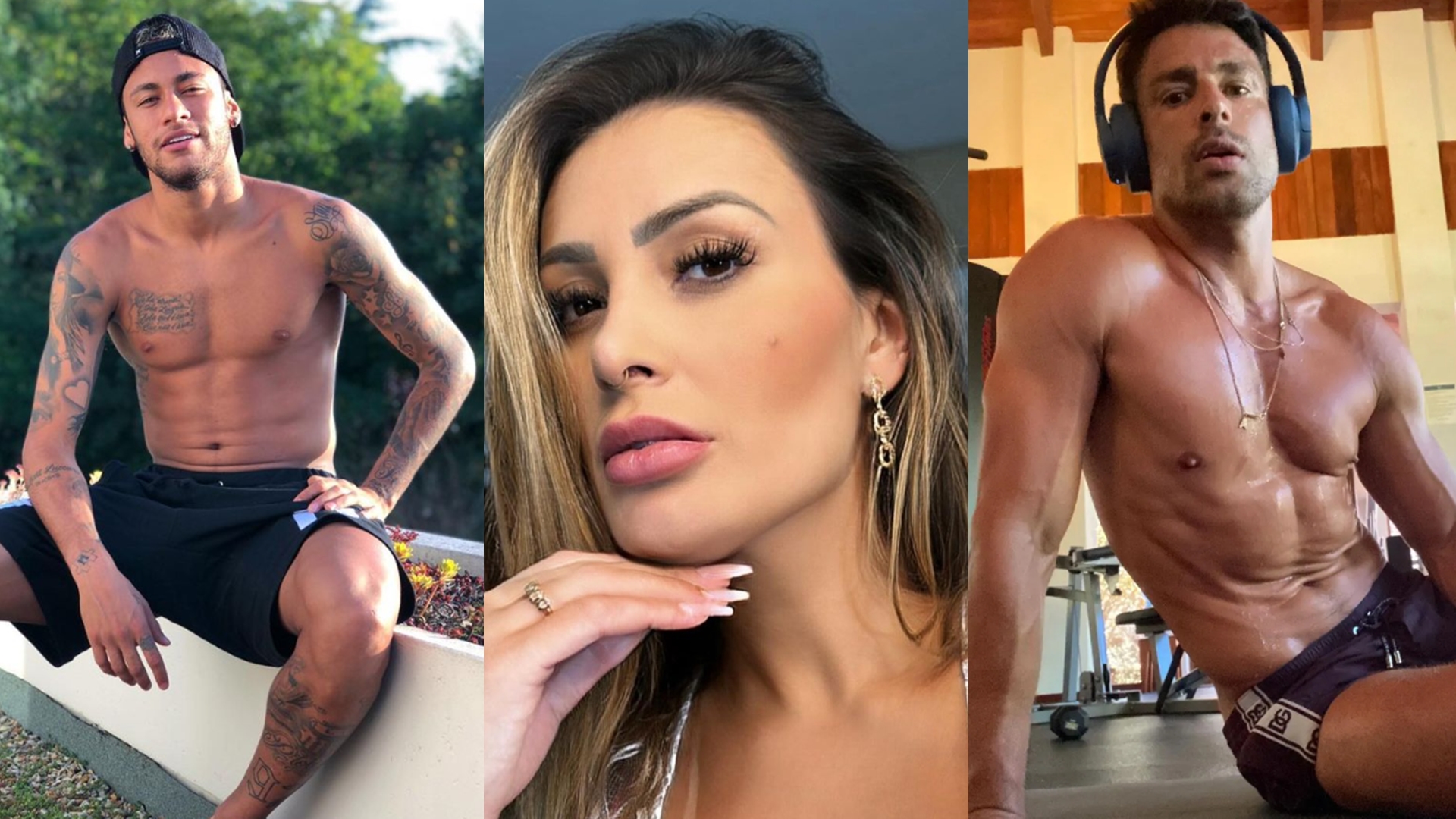 Antes de cortar a língua, Andressa Urach fez revelação picante sobre Neymar e Cauã Reymond