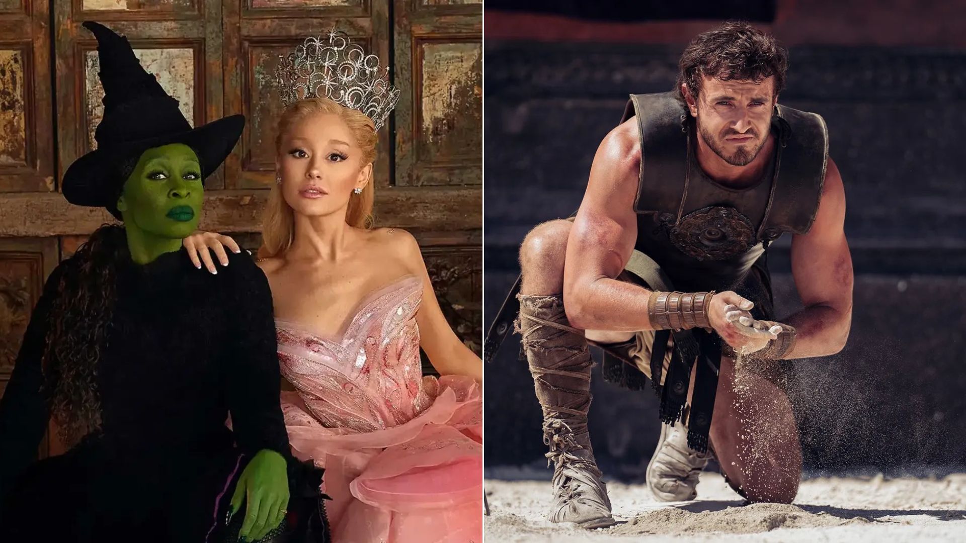 Web reage a embate de Wicked e Gladiador 2 nos cinemas