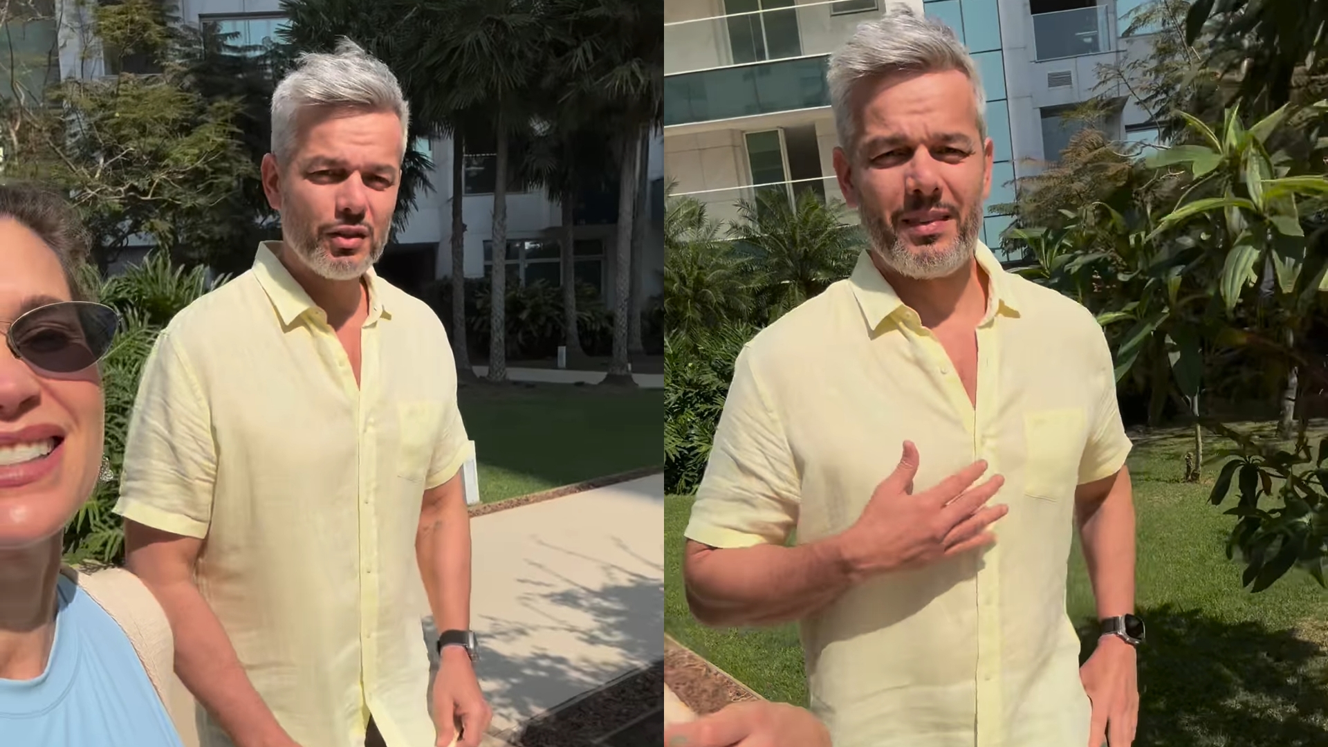 Otaviano Costa detalha reabilitação após cirurgia às pressas de aneurisma: “Devagar”