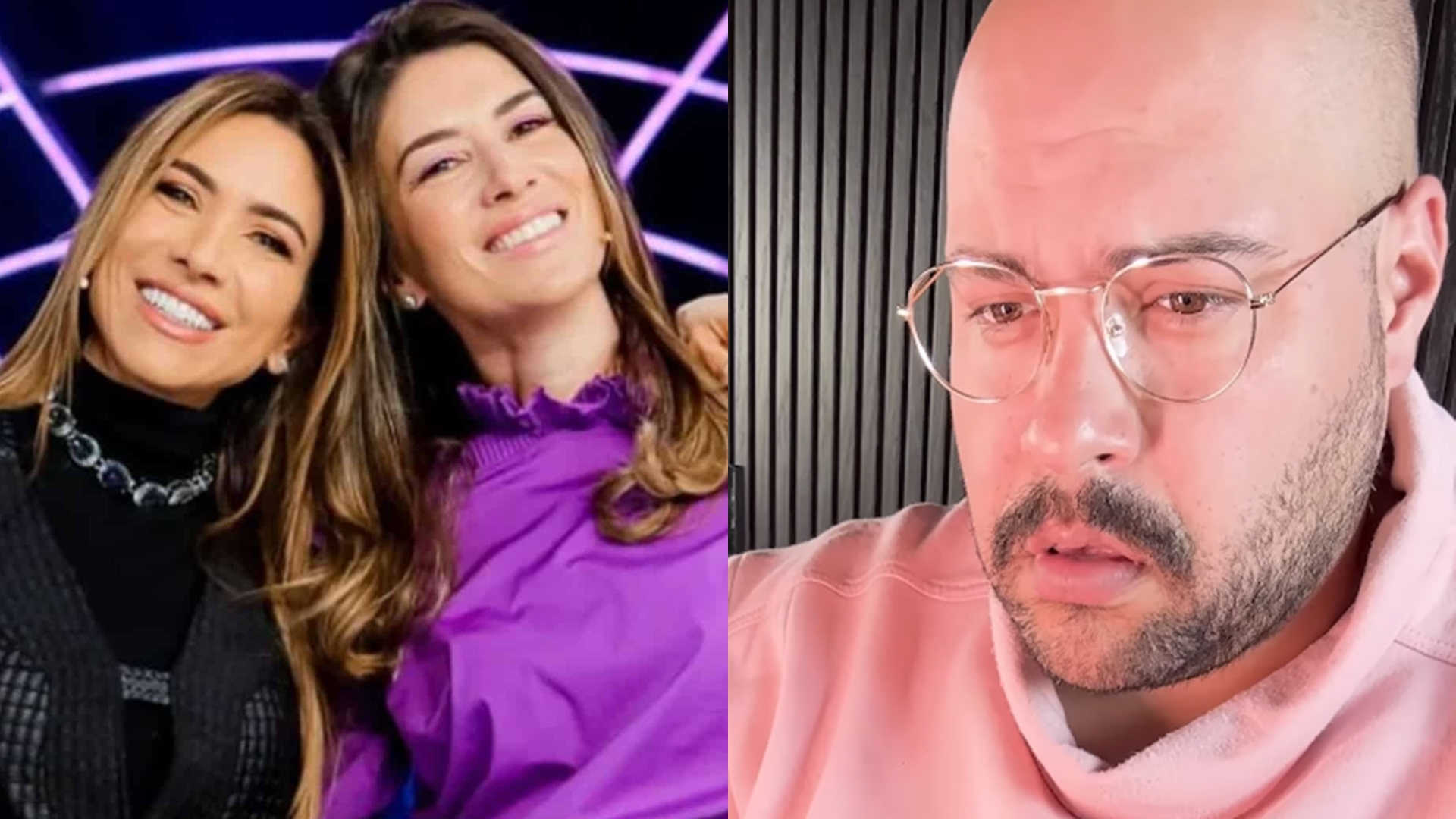 Patrícia e Renata surpreendem Tiago Abravanel após alfinetada sobre o SBT