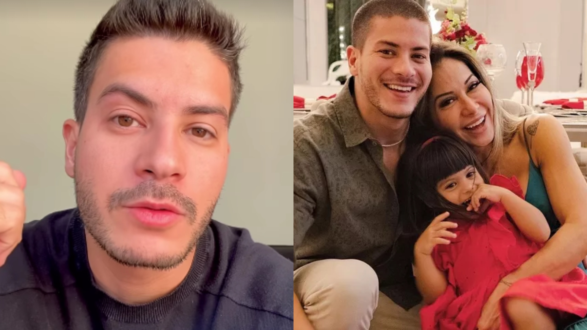 Arthur Aguiar e Maíra Cardi trocam farpas após fala polêmica da filha: “De pobre”
